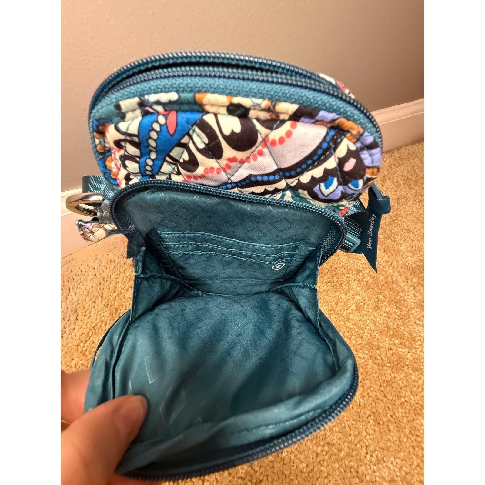 Vera Bradley Vera Bradley Quilted Mini Phone Holder Crossbody Bag Size ONE SIZE - 5 Thumbnail