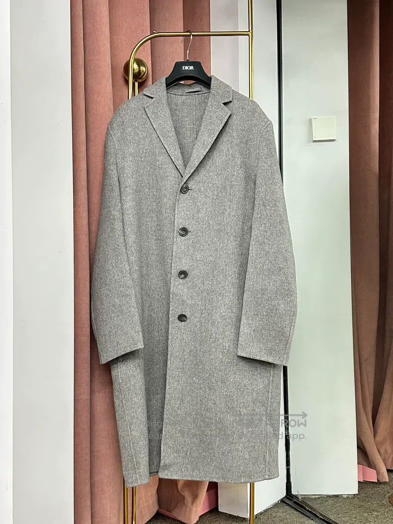 Acne Studios Acne Studios Gray Wool Coat Size US M / EU 48-50 / 2 - 1 Thumbnail
