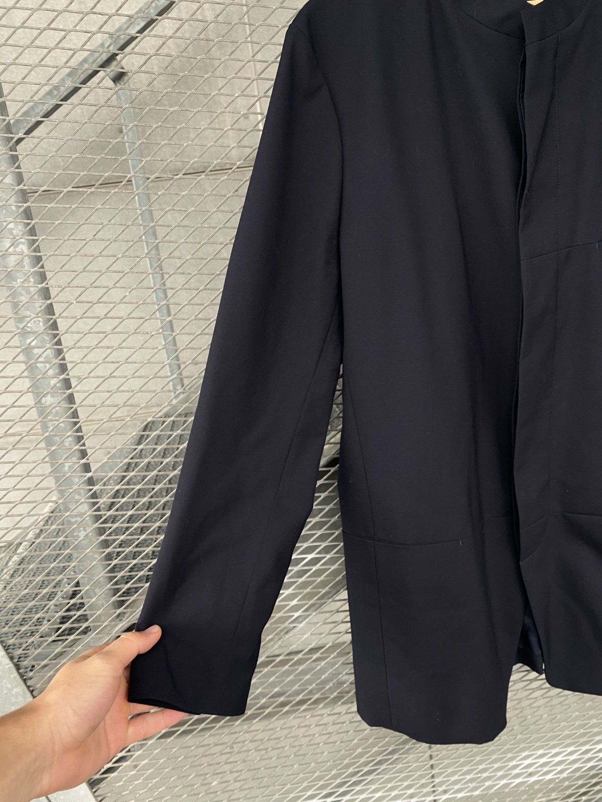 Issey Miyake Issey Miyake Mandarina Colar Blazer Size US L / EU 52-54 / 3 - 5 Thumbnail