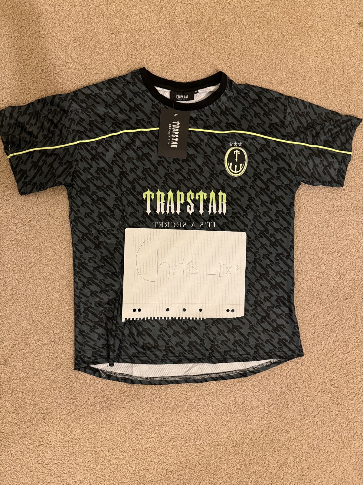 Trapstar x NFL Football Jersey - Black