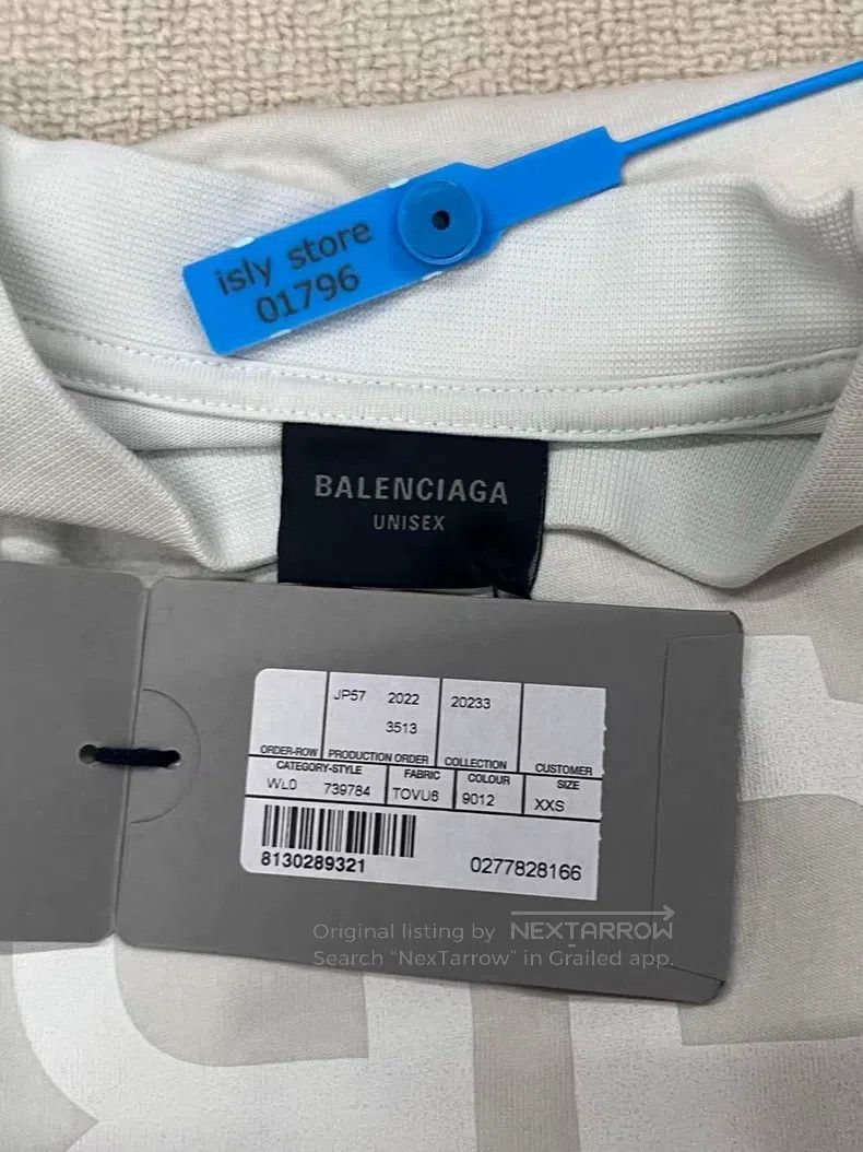Balenciaga Balenciaga Letter Logo Print Crew Neck Short Sleeve T-Shir Size US XXS / EU 40 - 4 Thumbnail
