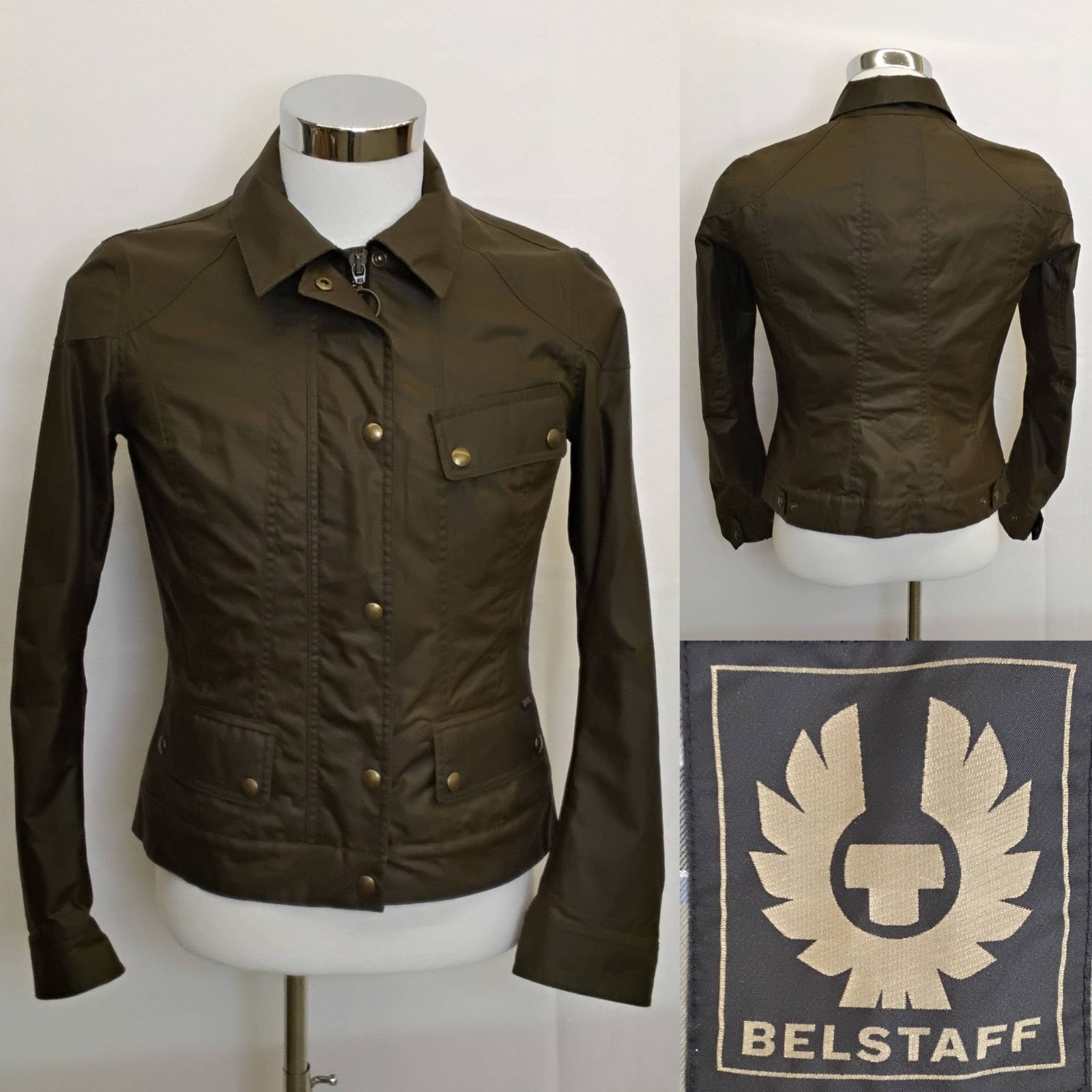 Belstaff Belstaff Waxed Tin Cloth Jacket Men's 42 Brown narrow waist Size US S / EU 44-46 / 1 - 1 Thumbnail