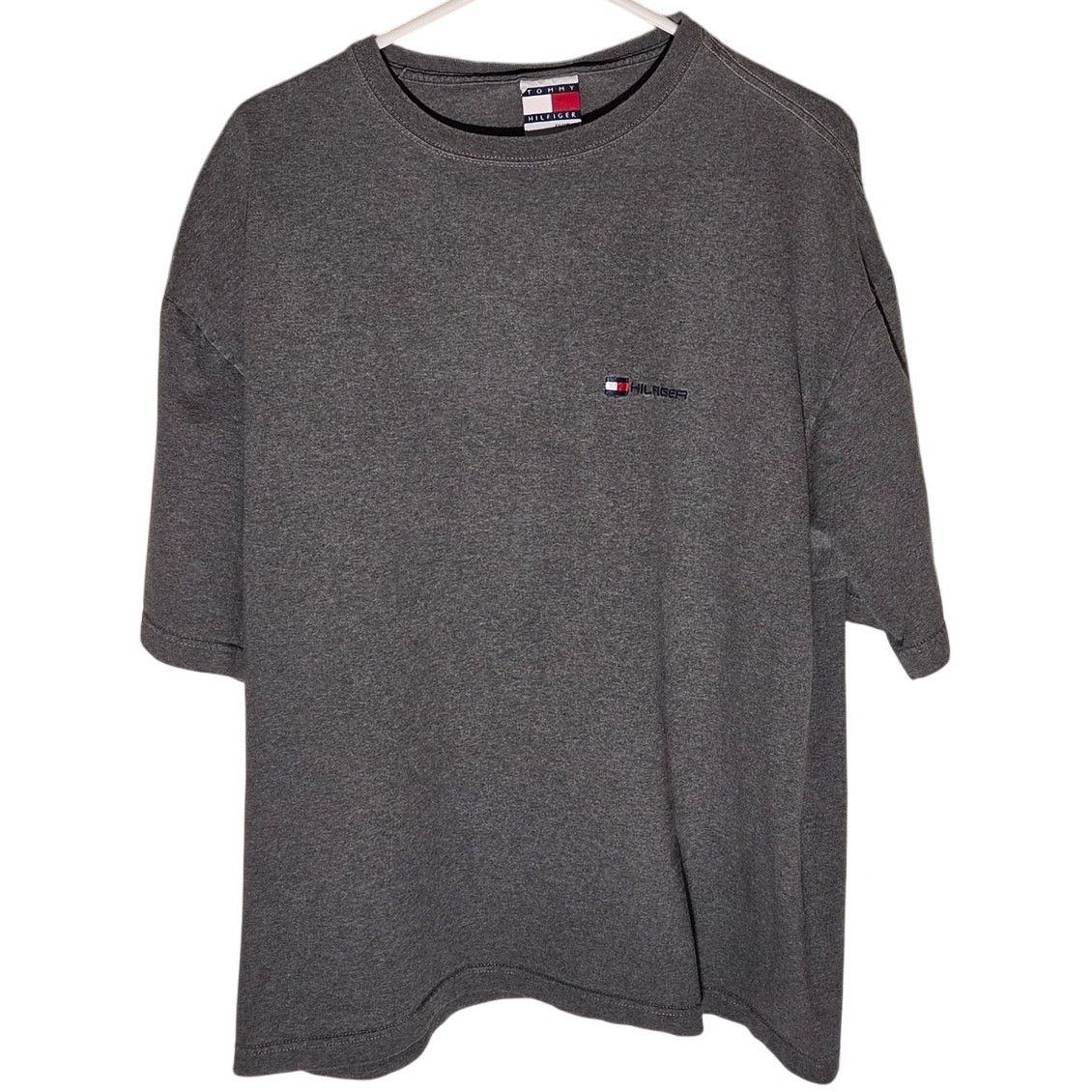 Tommy Hilfiger Tommy Hilfiger Vintage Heather Grey T-Shirt - 2XL Size US XXL / EU 58 / 5 - 2 Thumbnail