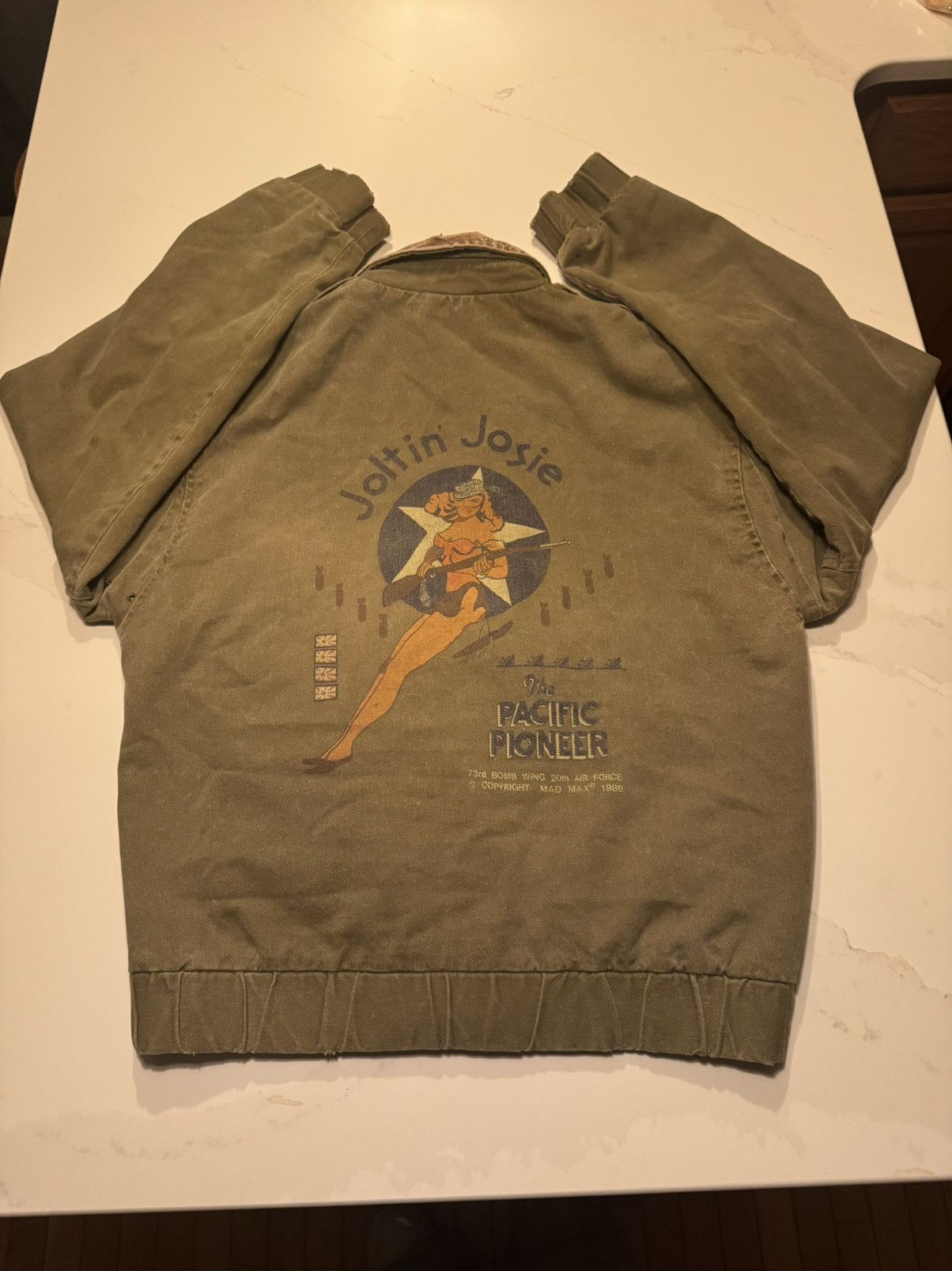 Vintage Green vintage Army bomber jacket Size US M / EU 48-50 / 2 - 3 Thumbnail