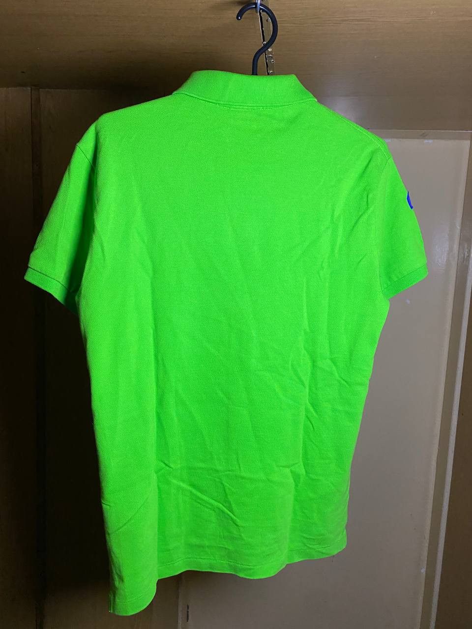 Polo Ralph Lauren × Vintage 👕 Ralph Lauren Polo Shirt – Neon Green / Purple Logo Size US S / EU 44-46 / 1 - 2 Thumbnail