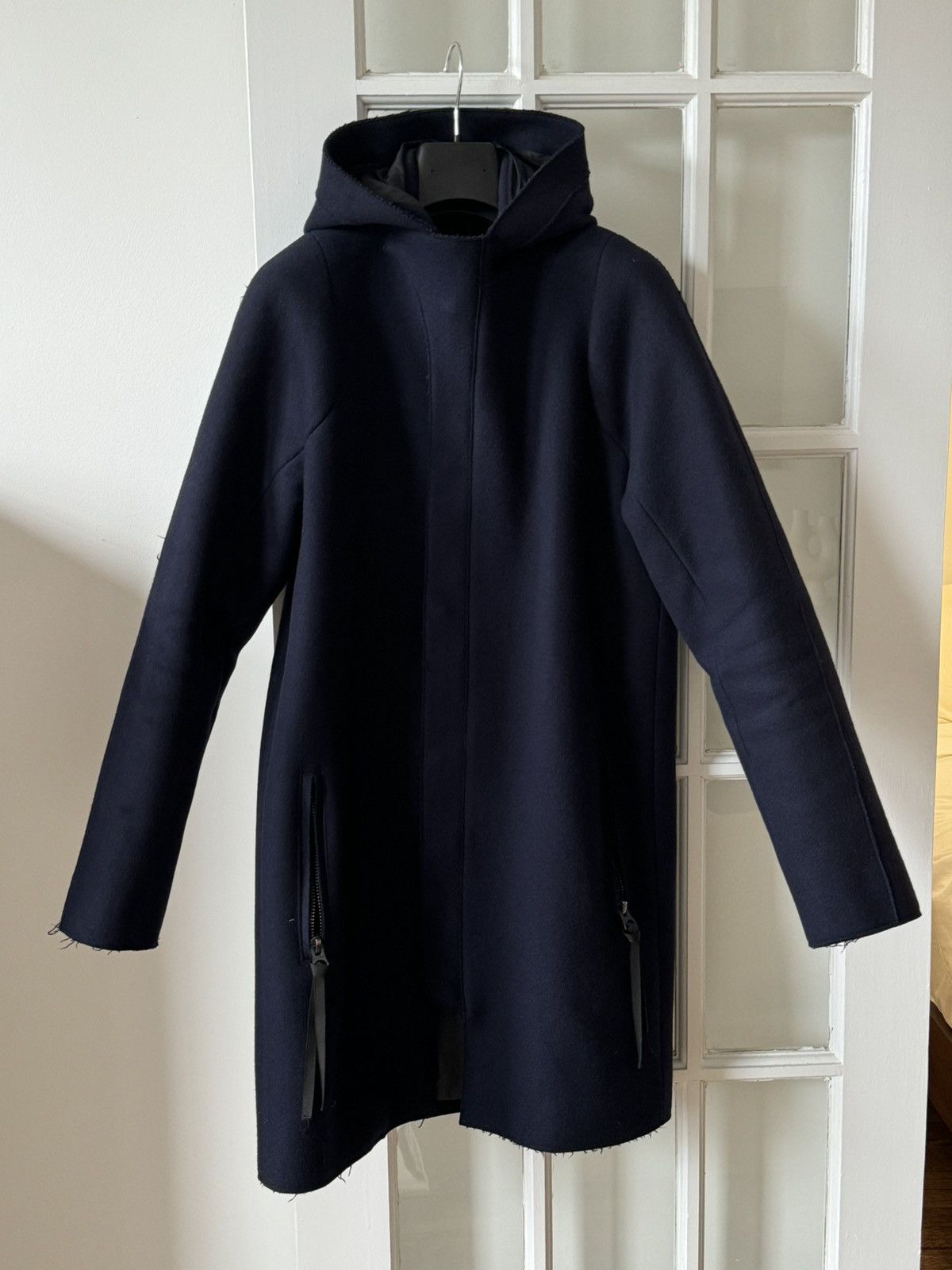 image of Acne Studios Milton Parka In Navy, Men's (Size Small)