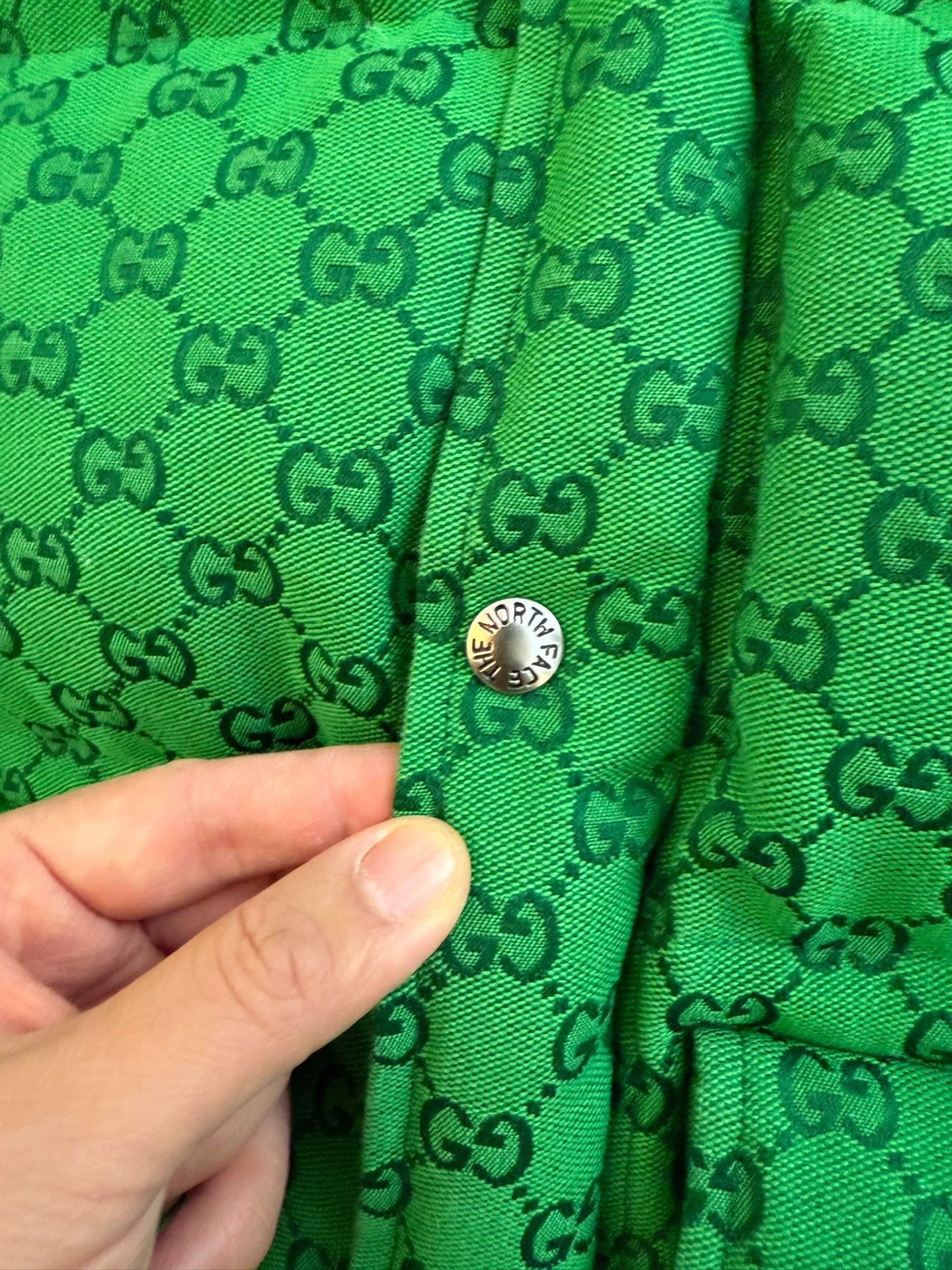 Gucci Gucci All Over Logo Collab Down Jacket Green Limited XS Size US XS / EU 42 / 0 - 6 Thumbnail
