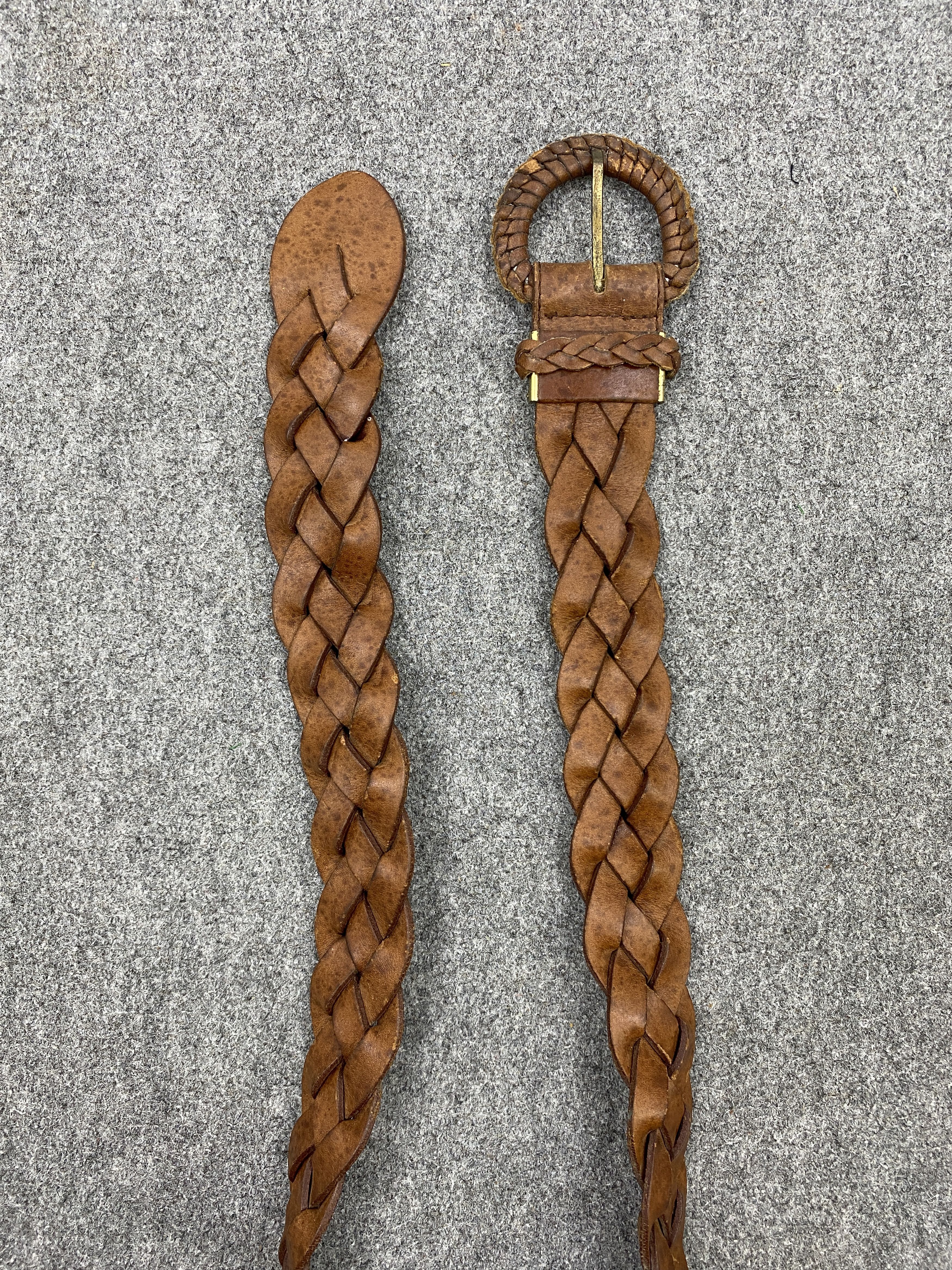 If Six Was Nine Vintage 80s Japanese Brand Braided Waist Belt B0003 Size ONE SIZE - 7 Thumbnail
