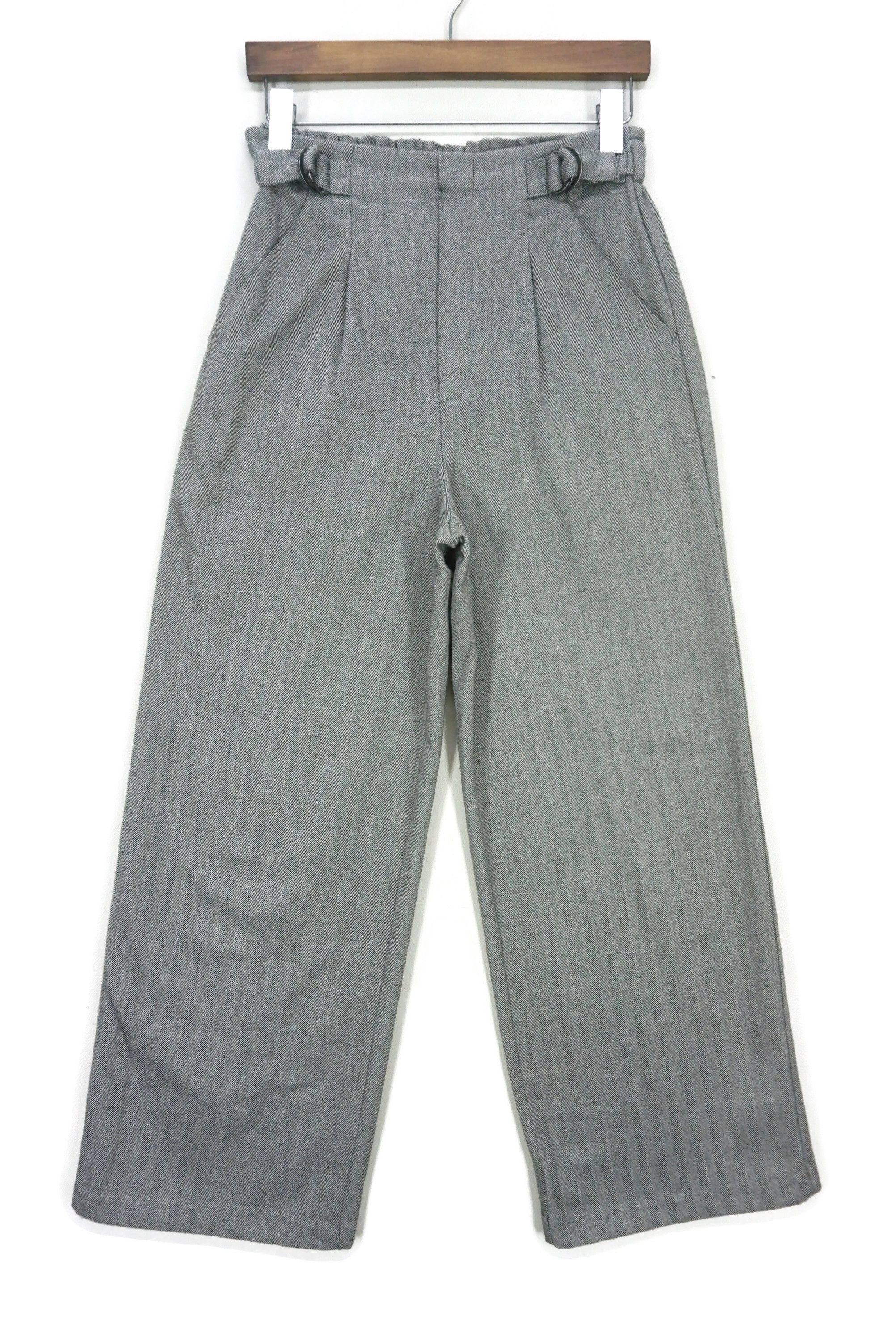 Japanese Brand GU Pants Size W26xL27 Wide Leg Baggy Cropped Trousers Size 26" / US 2 / IT 38 - 1 Thumbnail