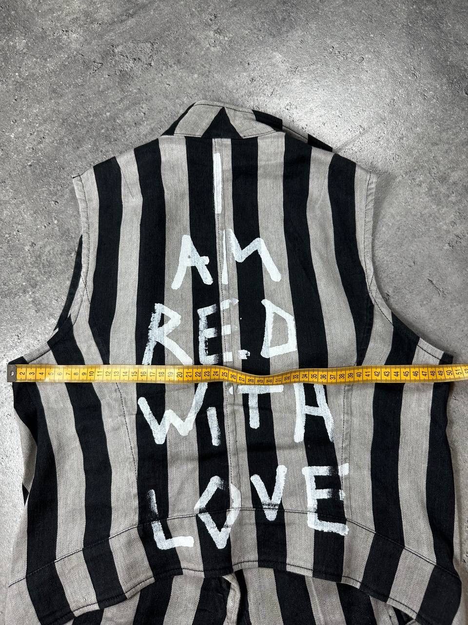 Ann Demeulemeester RARE Ann Demeulemeester SS17 “I AM RED WITH LOVE” Sheer Vest Size M / US 6-8 / IT 42-44 - 17 Thumbnail