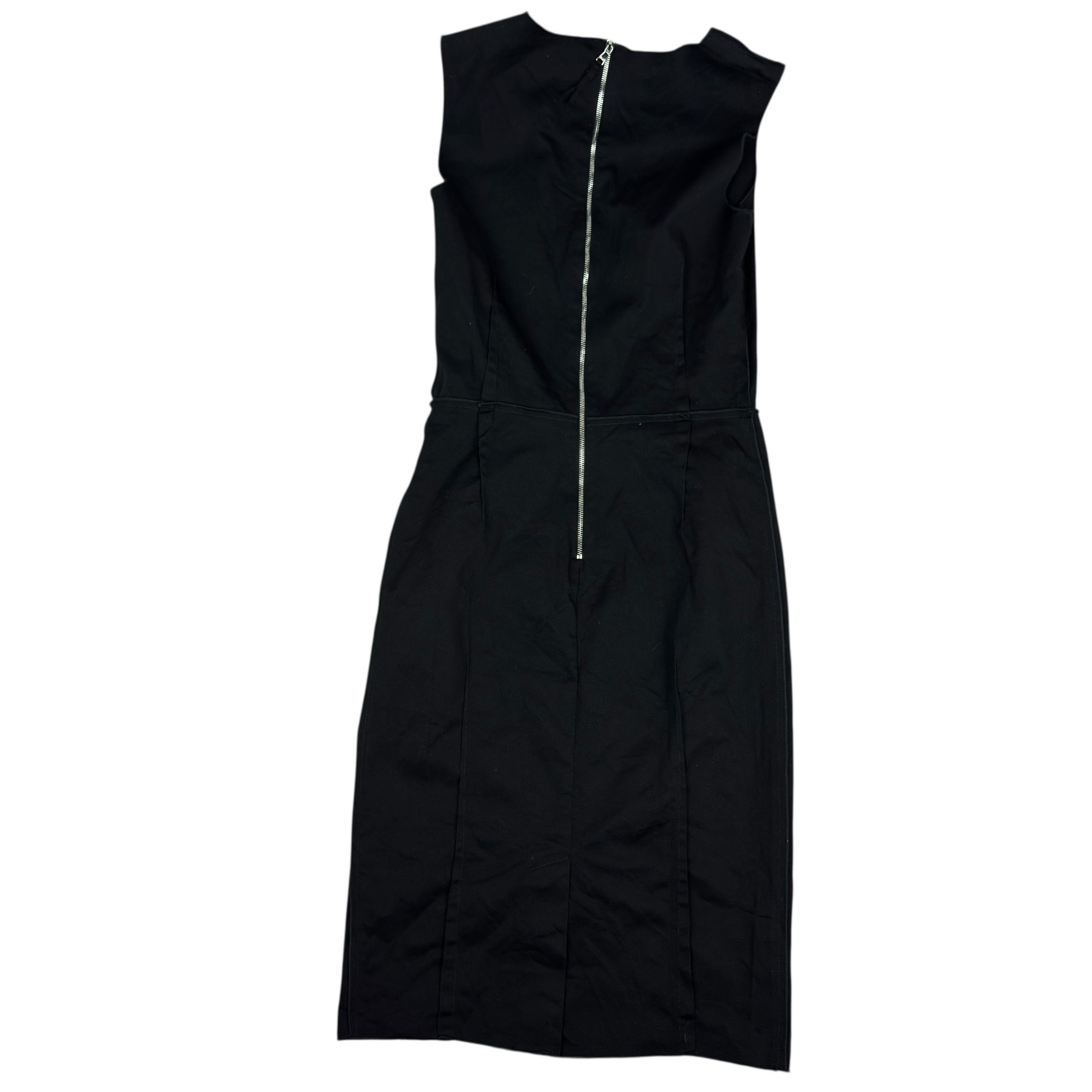 Dolce & Gabbana Dolce & Gabbana Women's Black Cotton Knee Length Midi Dress Size M / US 6-8 / IT 42-44 - 8 Thumbnail