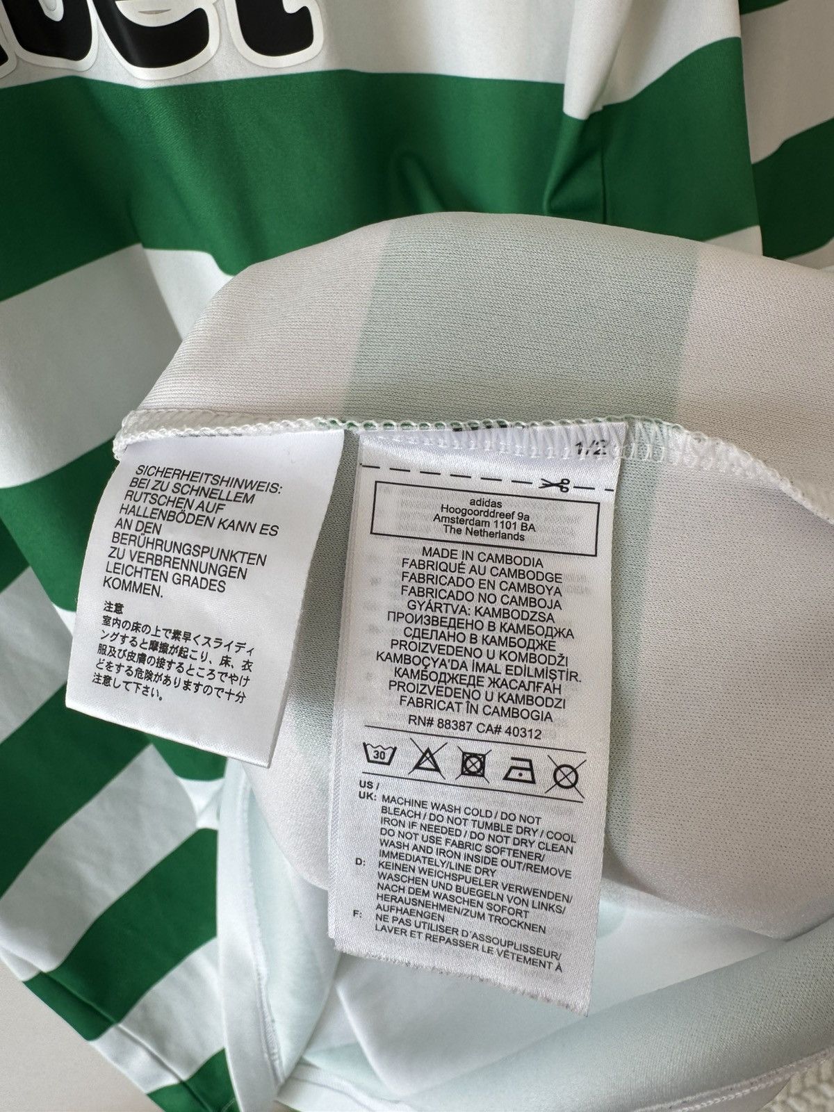 Adidas Celtic Glasgow 2020-2021 Home Soccer Longsleeve Jersey Shirt Size US M / EU 48-50 / 2 - 17 Thumbnail