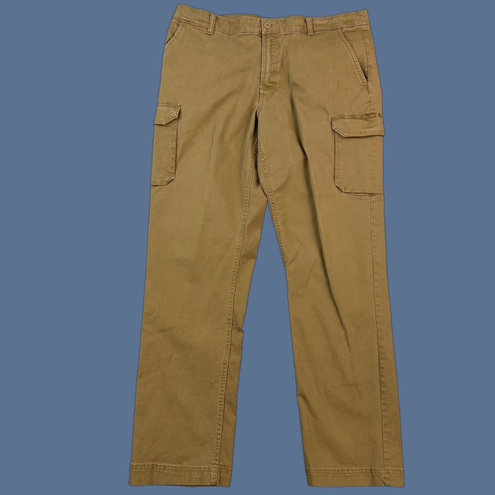 Vintage Columbia Pants Mens Cargo Straight Fit 34x32 Tan Brown Regular 36x31 Stretch Utility Outdoor Casual Workwear Size US 34 / EU 50 - 1 Thumbnail