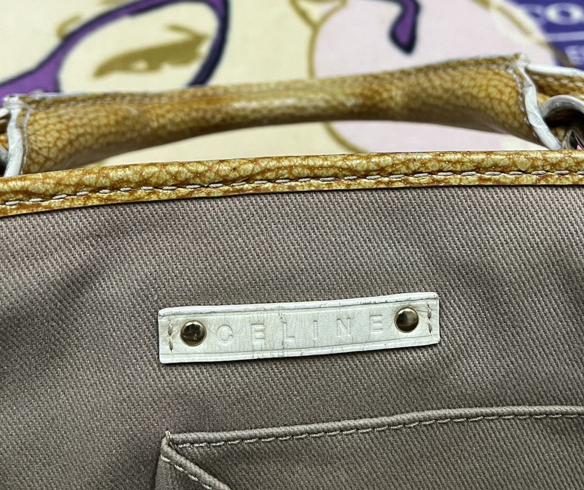 Celine Vintage CELINE PARIS Monogram Handbag x Rare Size ONE SIZE - 17 Thumbnail