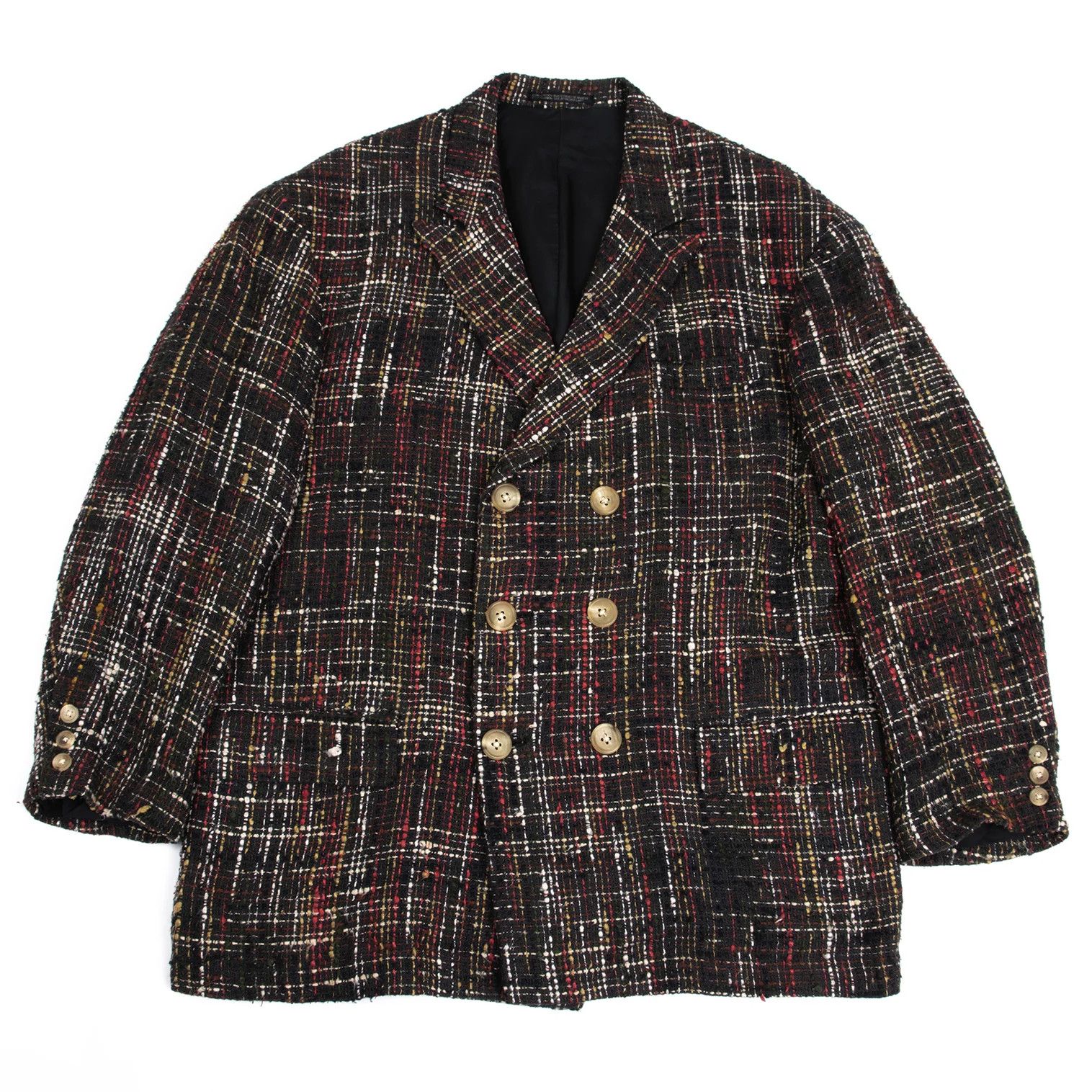 Yohji Yamamoto Yohji Yamamoto Silk Linen T Jacket Multi S Size US S / EU 44-46 / 1 - 1 Thumbnail