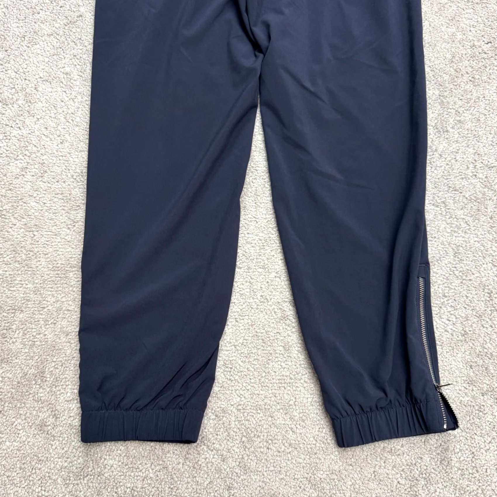 Athleta VINTAGE Athleta Ankle Zip Jogger Pants Womens 0 Navy Blue Lightweight Stretch Activewear Size 25" / US 0 / IT 36 - 3 Thumbnail