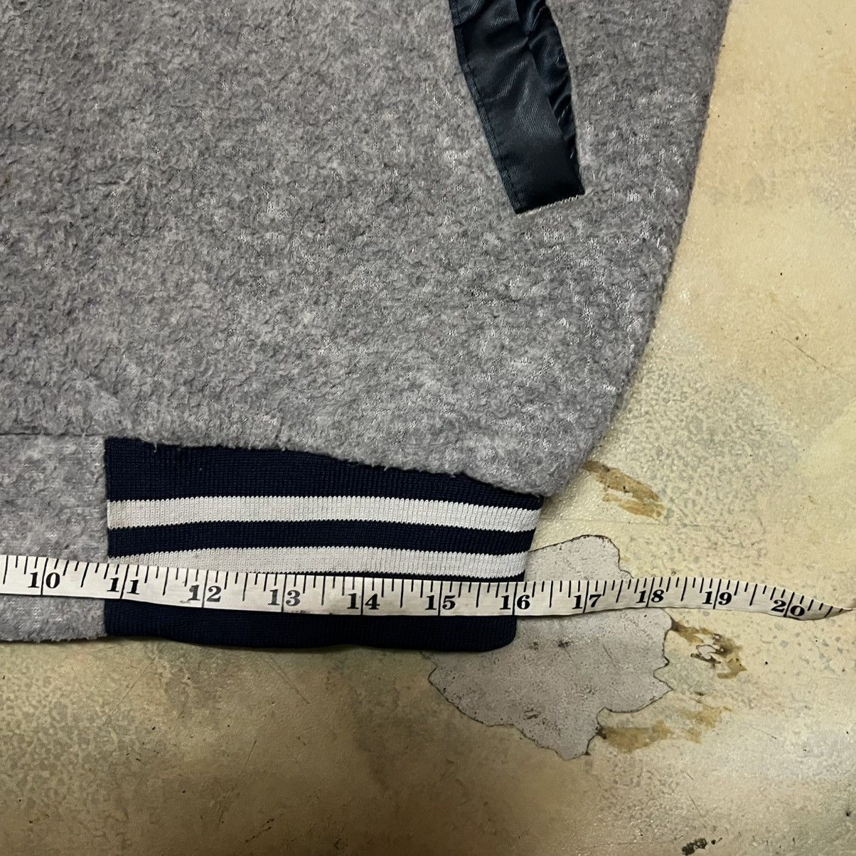 Japanese Brand Vintage HR Market Distressed Varsity Jacket Size US S / EU 44-46 / 1 - 13 Thumbnail