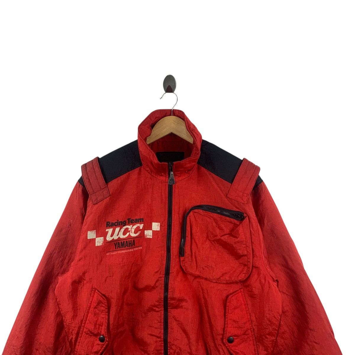 Vintage Vintage 80’ YAMAHA RACING TEAM UCC 500 Bomber Jacket Size US L / EU 52-54 / 3 - 2 Thumbnail