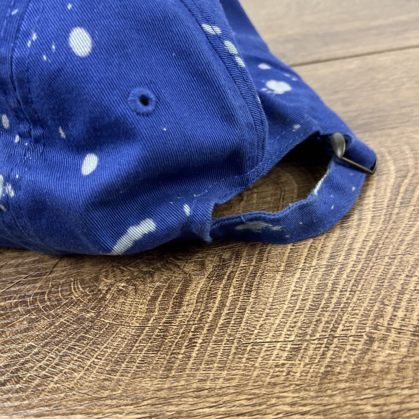 Other Bleached Blue Hat Adjustable Adult Size Hat Blue Cap Size ONE SIZE - 9 Thumbnail