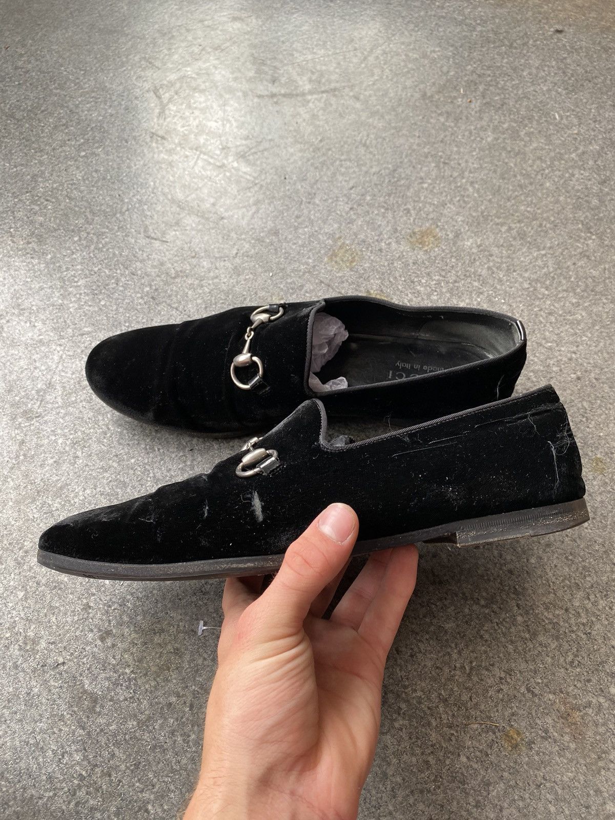 Gucci Gucci Velvet Loafers Size US 7 / EU 40 - 17 Thumbnail