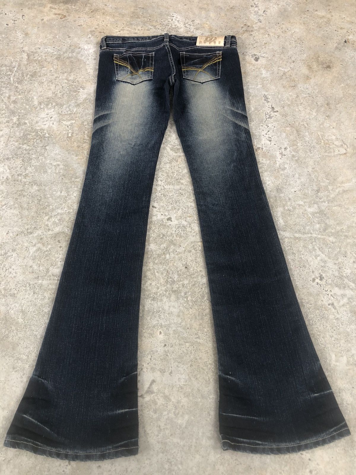 If Six Was Nine Japanese Durer Flared Jeans Distressed Jeans Size US 31 - 2 Thumbnail