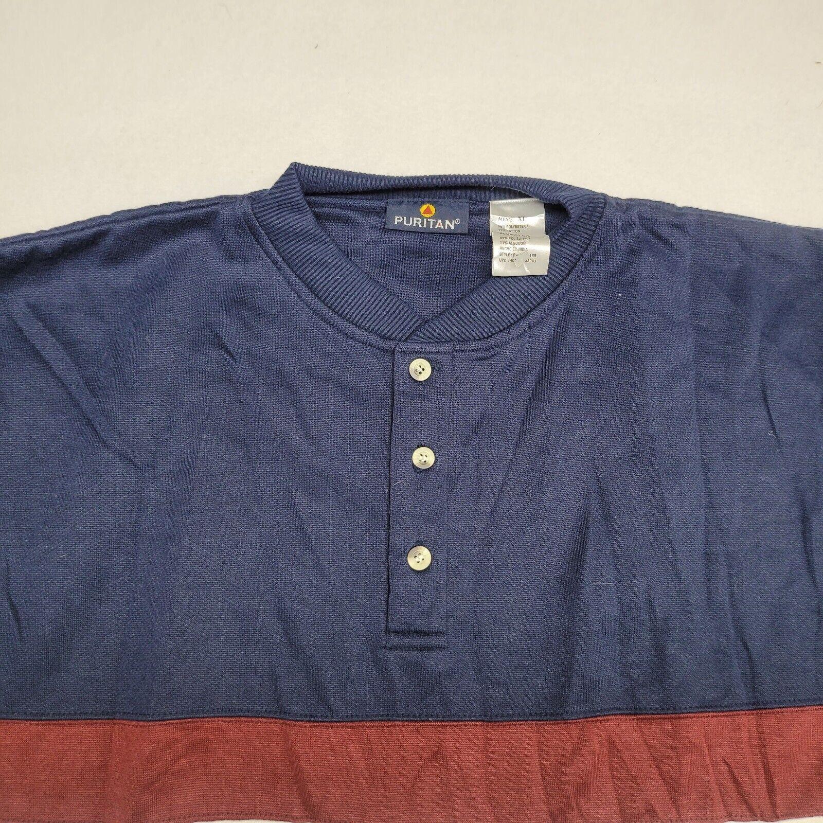 Puritan Puritan Casual Pullover Sweatshirt Mens Size Extra Large XL Size US XL / EU 56 / 4 - 1 Thumbnail