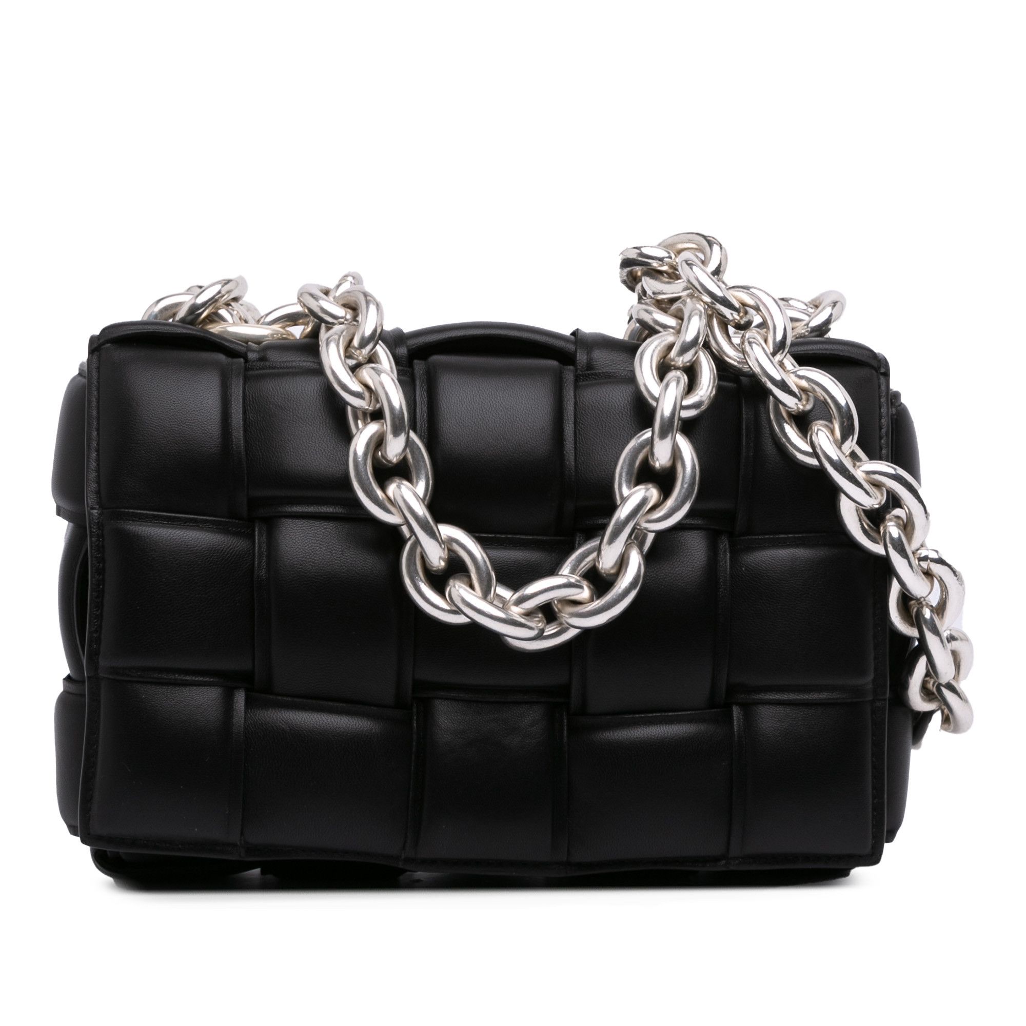 Bottega Veneta Bottega Veneta Nappa Intrecciato Padded Chain Cassette Satchel Size ONE SIZE - 1 Thumbnail