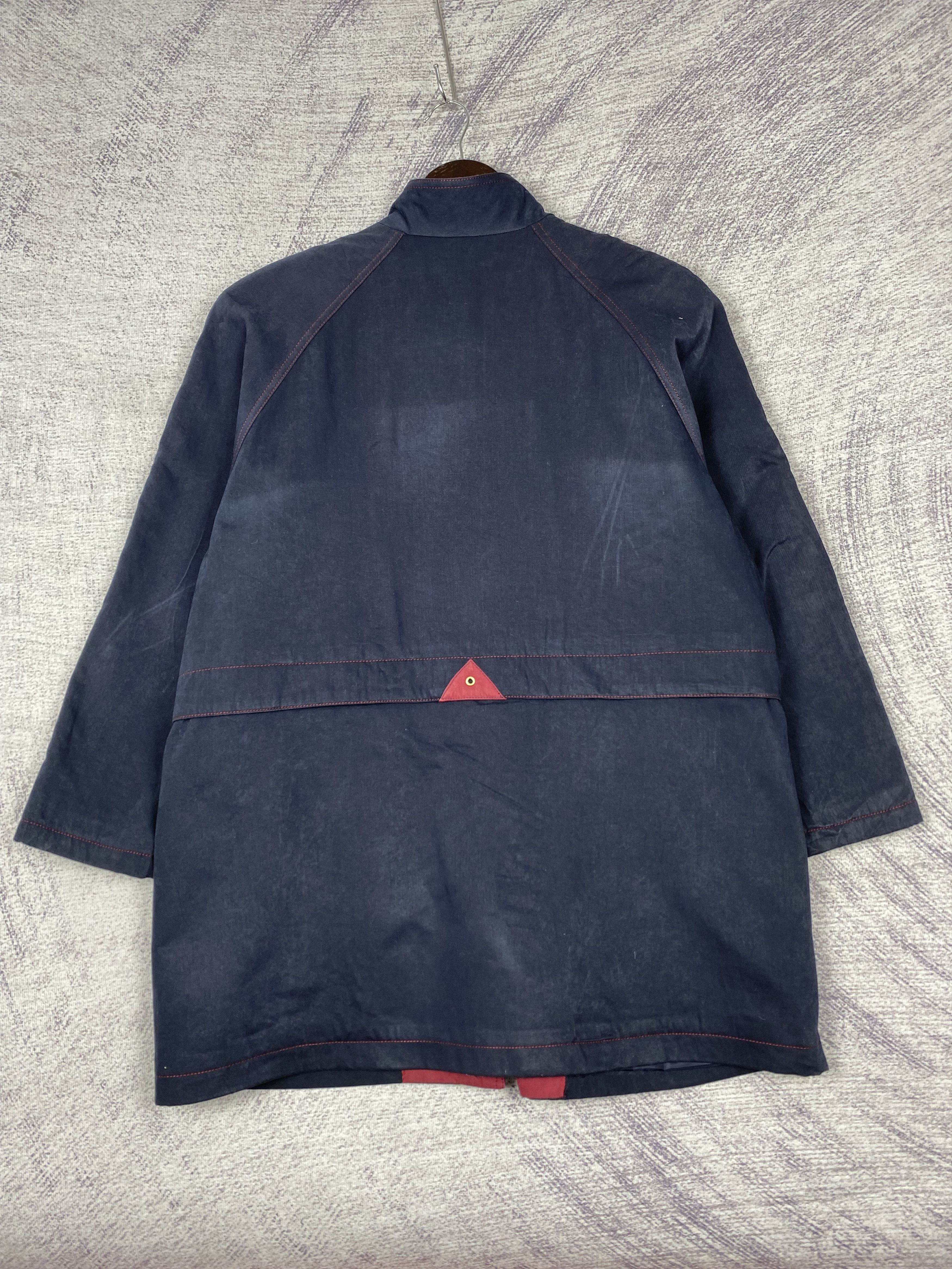 Japanese Brand Vintage Japanese Pajaporo Canvas Chore Jacket Blue Overcoat Size US L / EU 52-54 / 3 - 5 Thumbnail