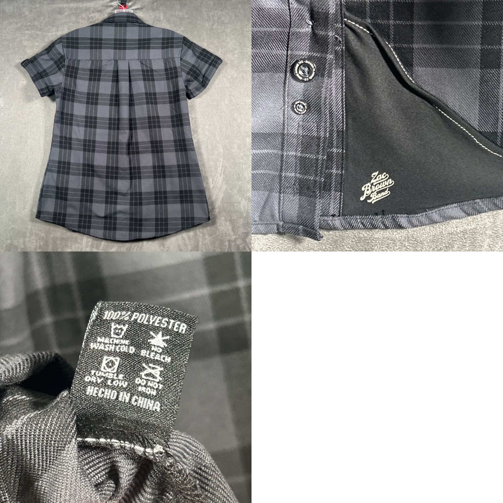 CO Dixxon Flannel Co Womens Flannel Zac Brown Band Medium Short Sleeve NEW Size 32" / US 10 / IT 46 - 8 Thumbnail