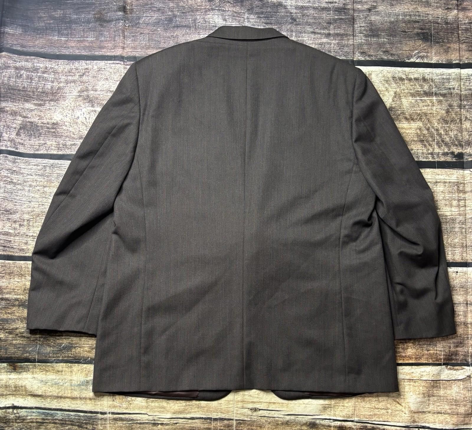 Ermenegildo Zegna Ermenegildo Zegna Blazer Jacket Brown Super 100s Wool Italy Size 48R - 3 Thumbnail