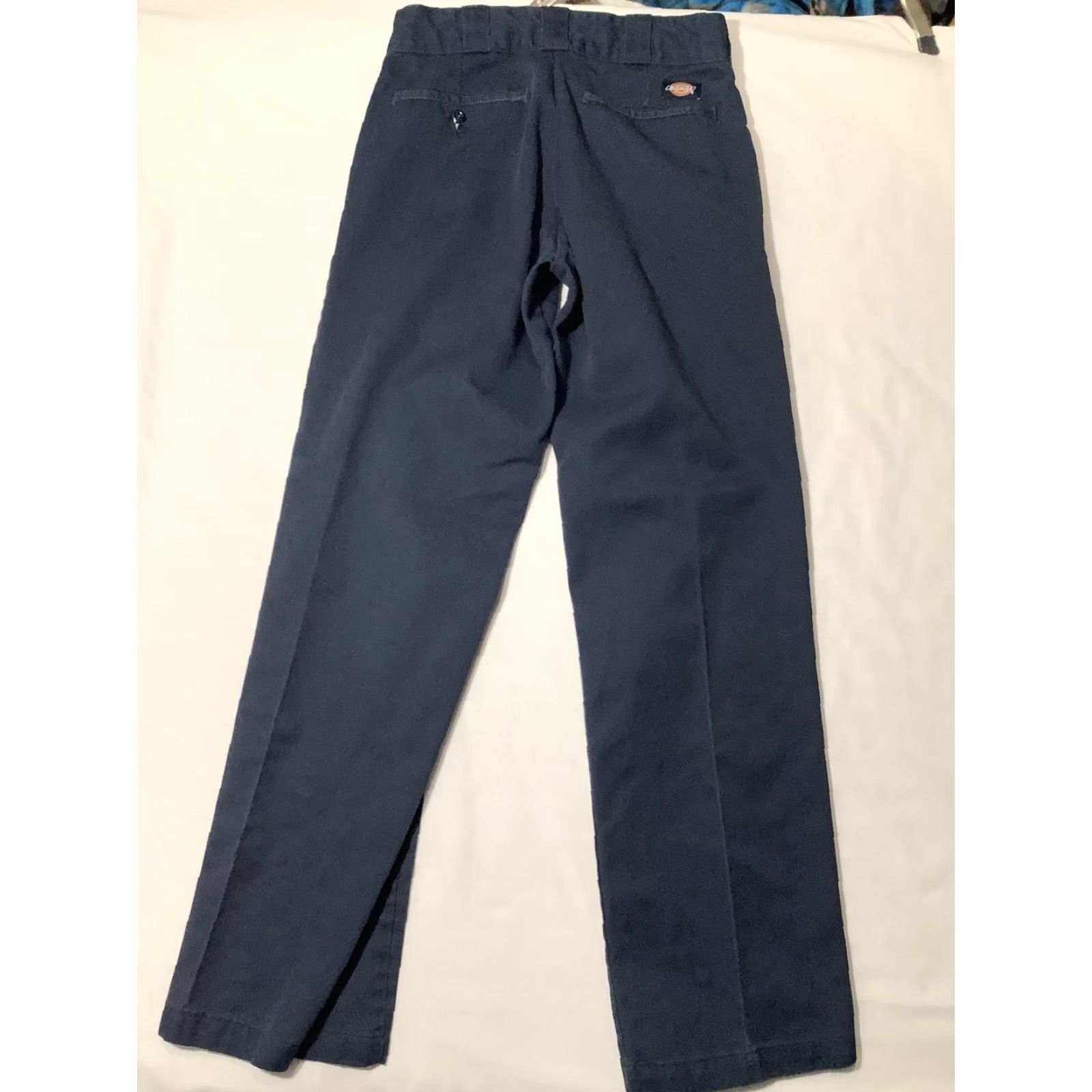 Dickies Dickies 874 Original Fit Work Pants Mens 28x32 Dark Navy Twill Straight Leg Dickies 874DN (Blue) Crew-Ready Casual Workwear Mens Pants Size US 28 / EU 44 - 6 Thumbnail