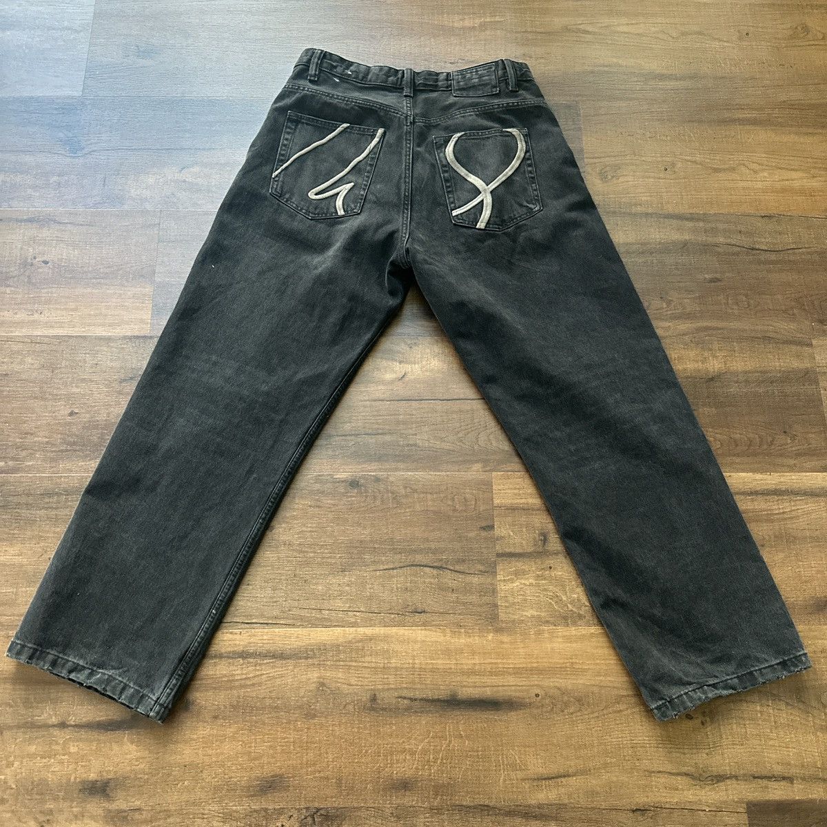 Zara Zara embroidered Black Denim Size US 32 / EU 48 - 1 Thumbnail