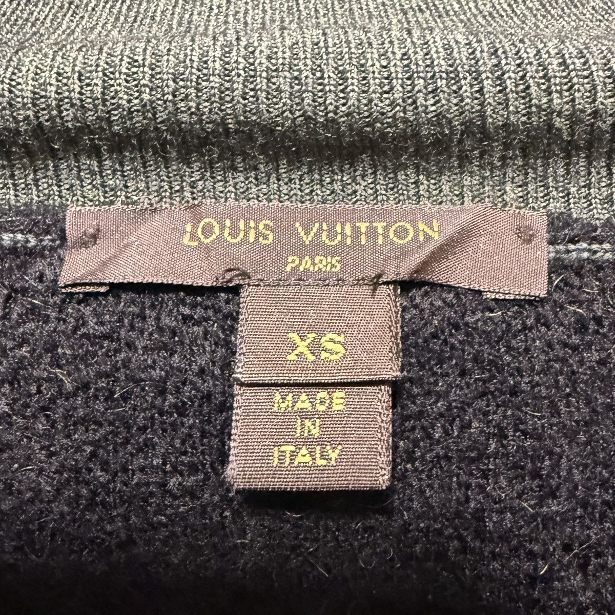 Louis Vuitton Authentic Louis Vuitton Leather Mohair Blend Knit Dress XS Size XS / US 0-2 / IT 36-38 - 2 Thumbnail