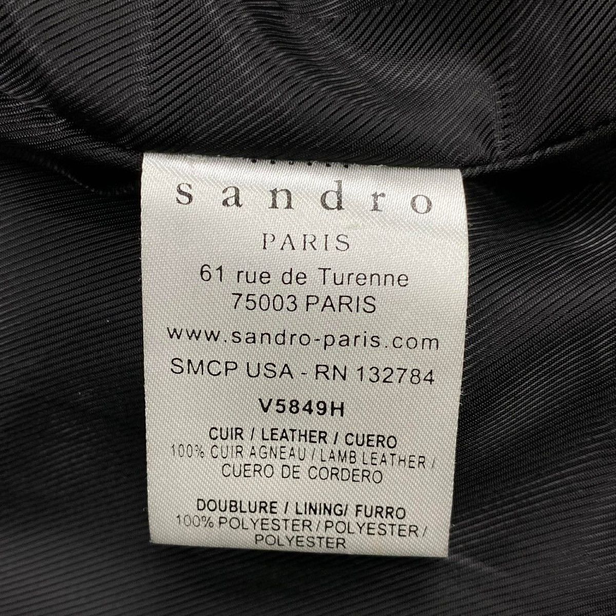 Sandro Collarless Lamb Leather Jacket Size M / US 6-8 / IT 42-44 - 8 Thumbnail