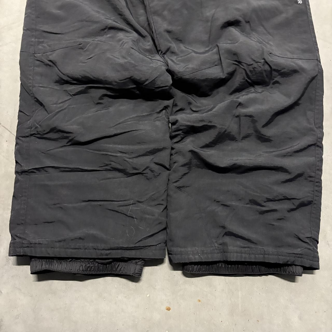 Vintage Crazy Vintage Y2K/2000s Baggy Black Obermeyer Nylon Ski Pants! Size US 36 / EU 52 - 4 Thumbnail