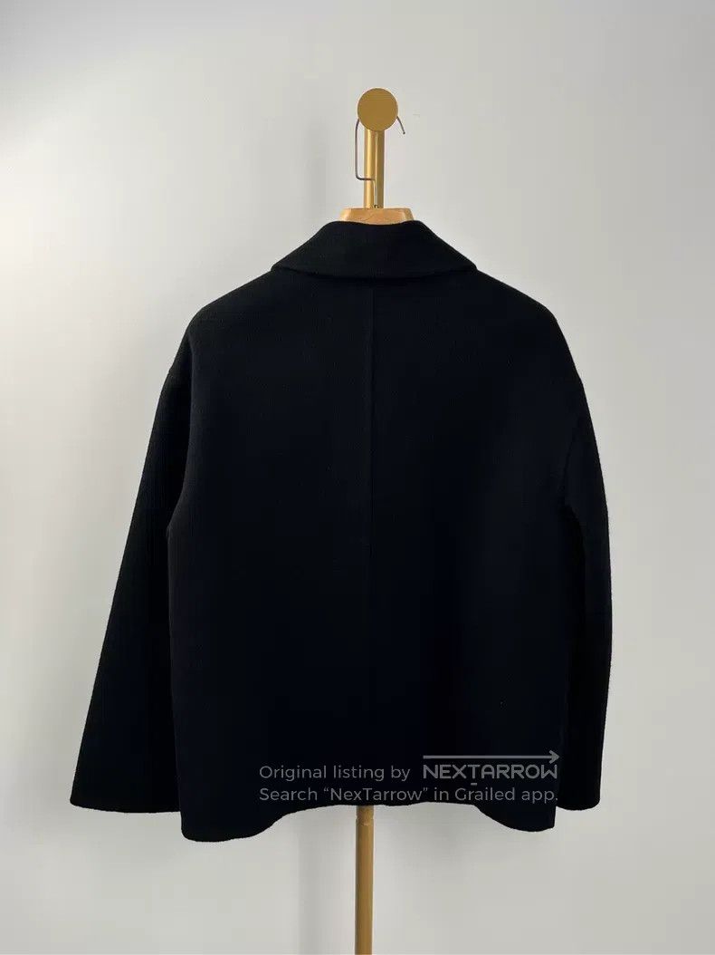 Hermes Hermes Black Metal Button Long Sleeve Collar Jacket Size XXS / US 00 / IT 34 - 2 Thumbnail