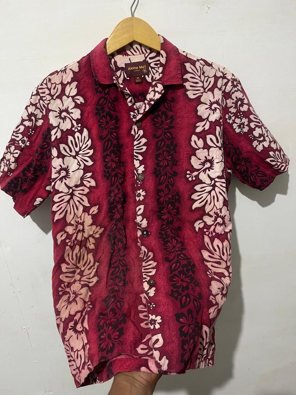 Japanese Brand Vintage Aloha mo'ii Red Shirt Size US M / EU 48-50 / 2 - 3 Thumbnail