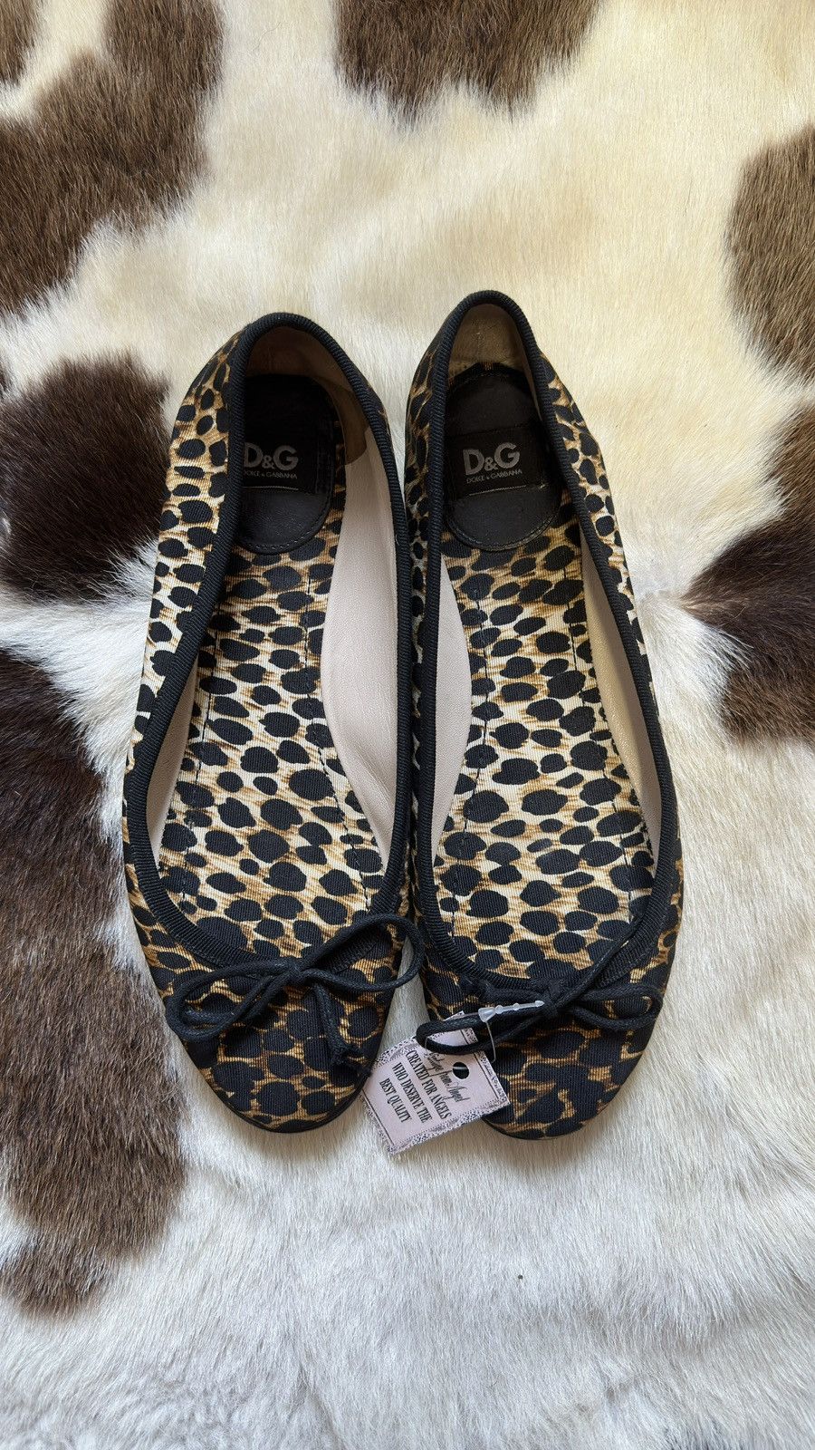 Dolce & Gabbana Vintage Dolce&Gabbana leopard ballet flats Size US 6 / IT 36 - 3 Thumbnail