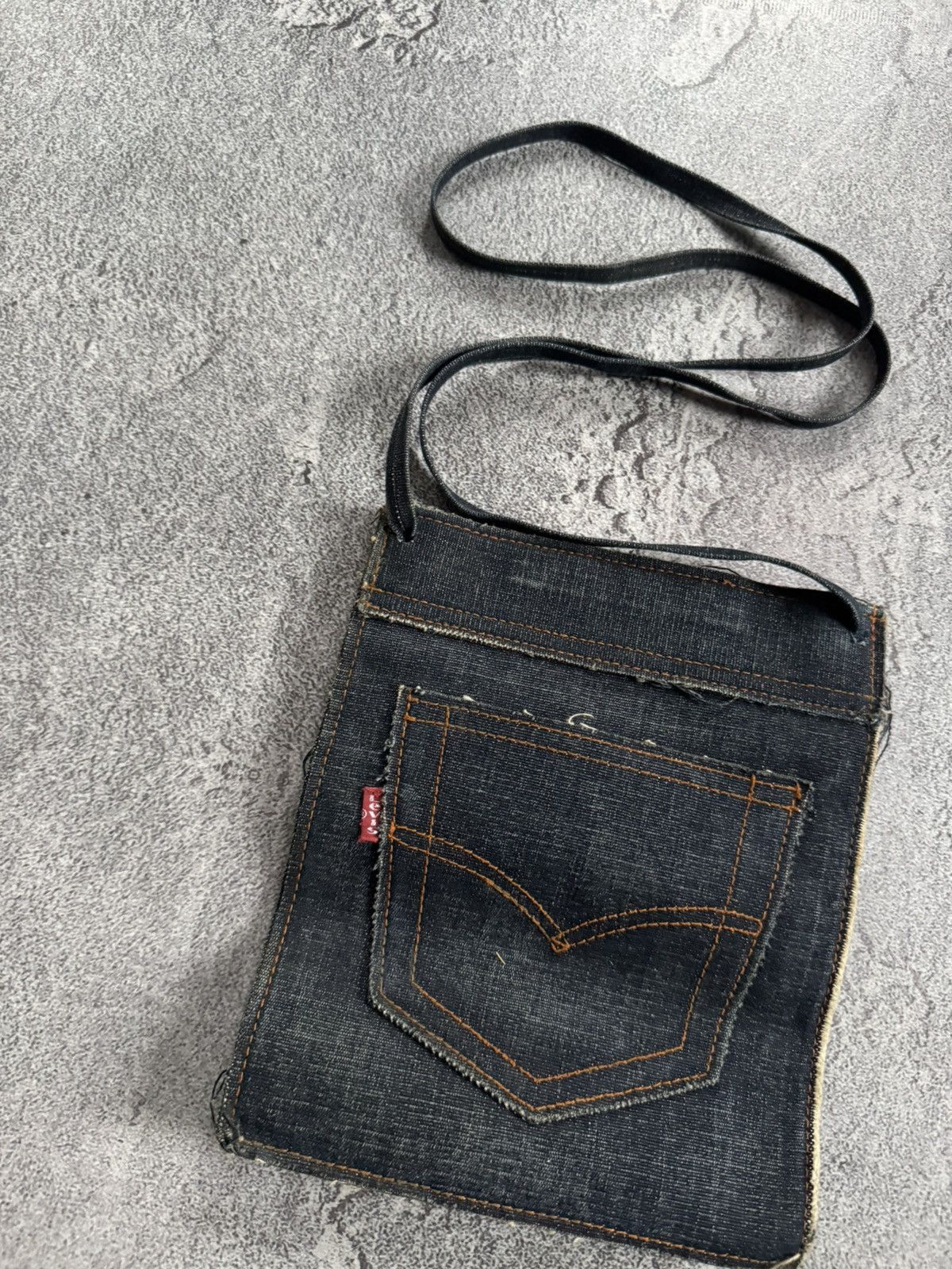 Levi's Levi’s retro 90s vintage denim belt bag shoulder mini shoper Size ONE SIZE - 2 Thumbnail