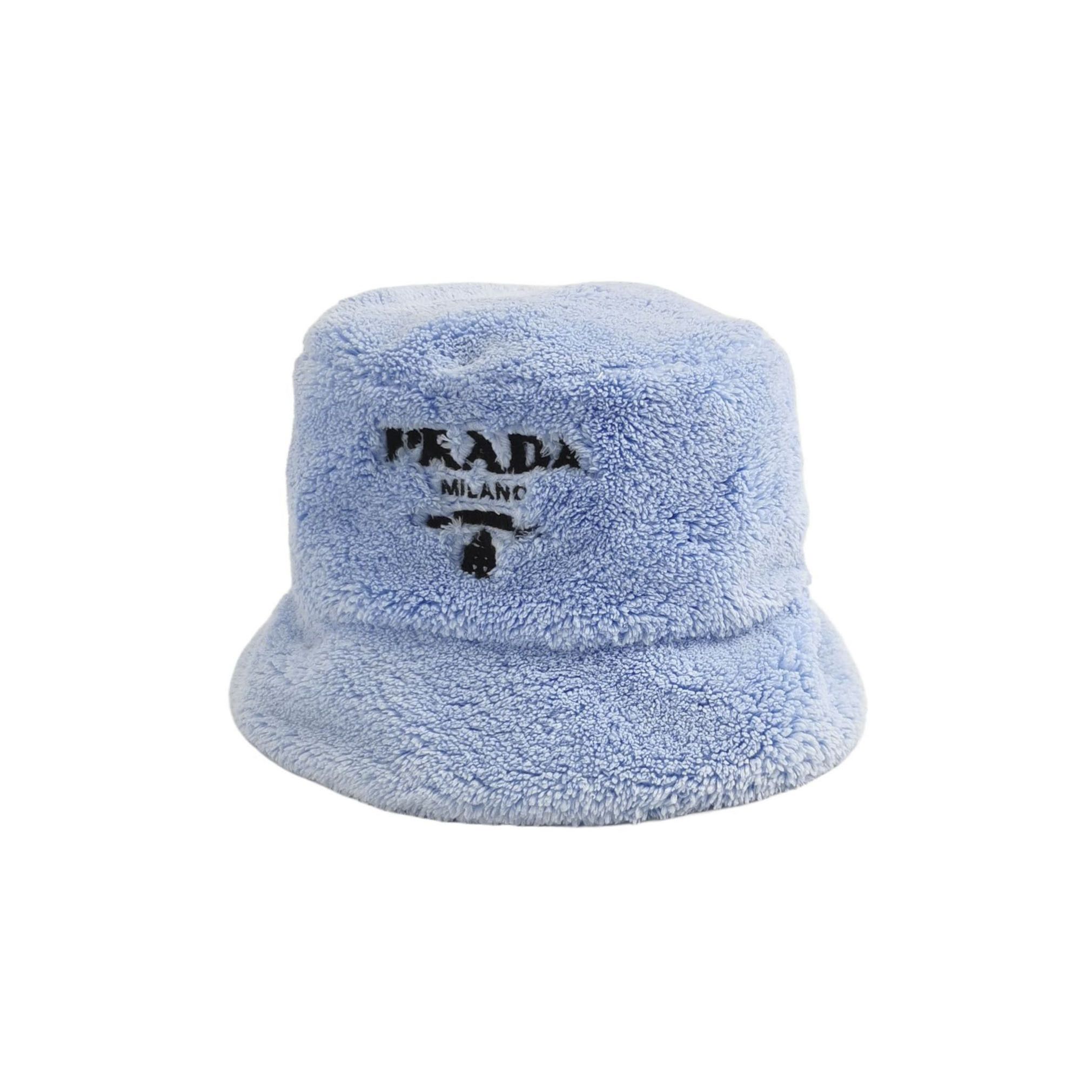 Prada Prada Logo Fleece Bucket Hat Size M Size ONE SIZE - 1 Thumbnail