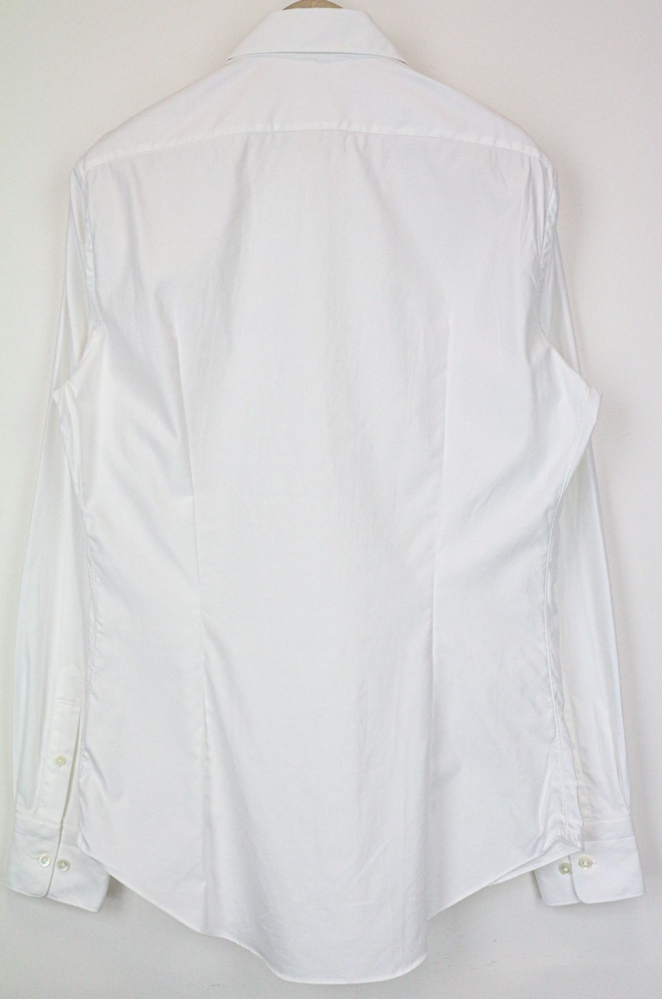 Suitsupply ~S Extra Slim White Cotton Long Sleeve Shirt 77512 Size US S / EU 44-46 / 1 - 2 Thumbnail