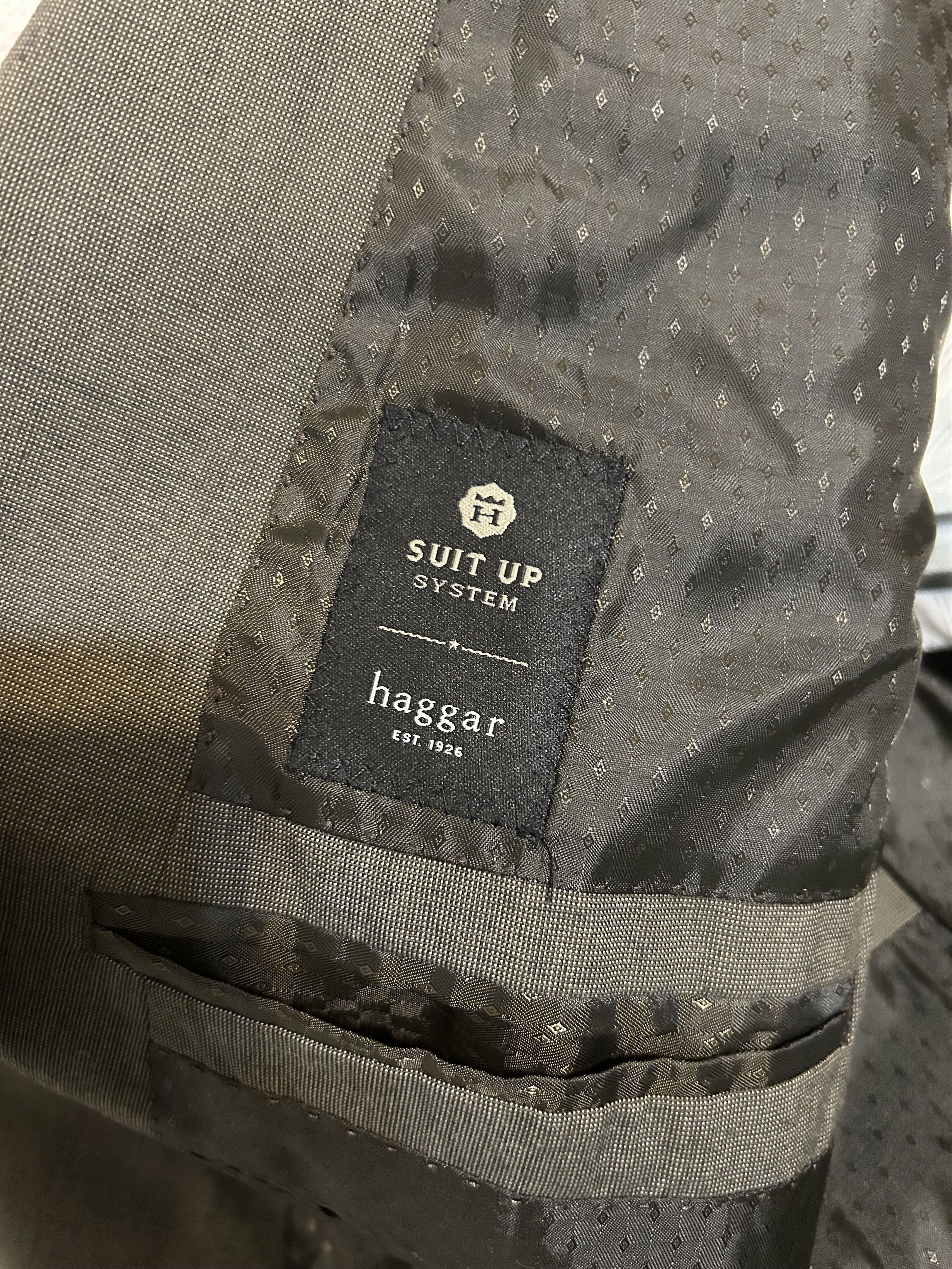 Haggar Haggar Suit Up System Blazer Two Button grey Size 52R - 3 Thumbnail