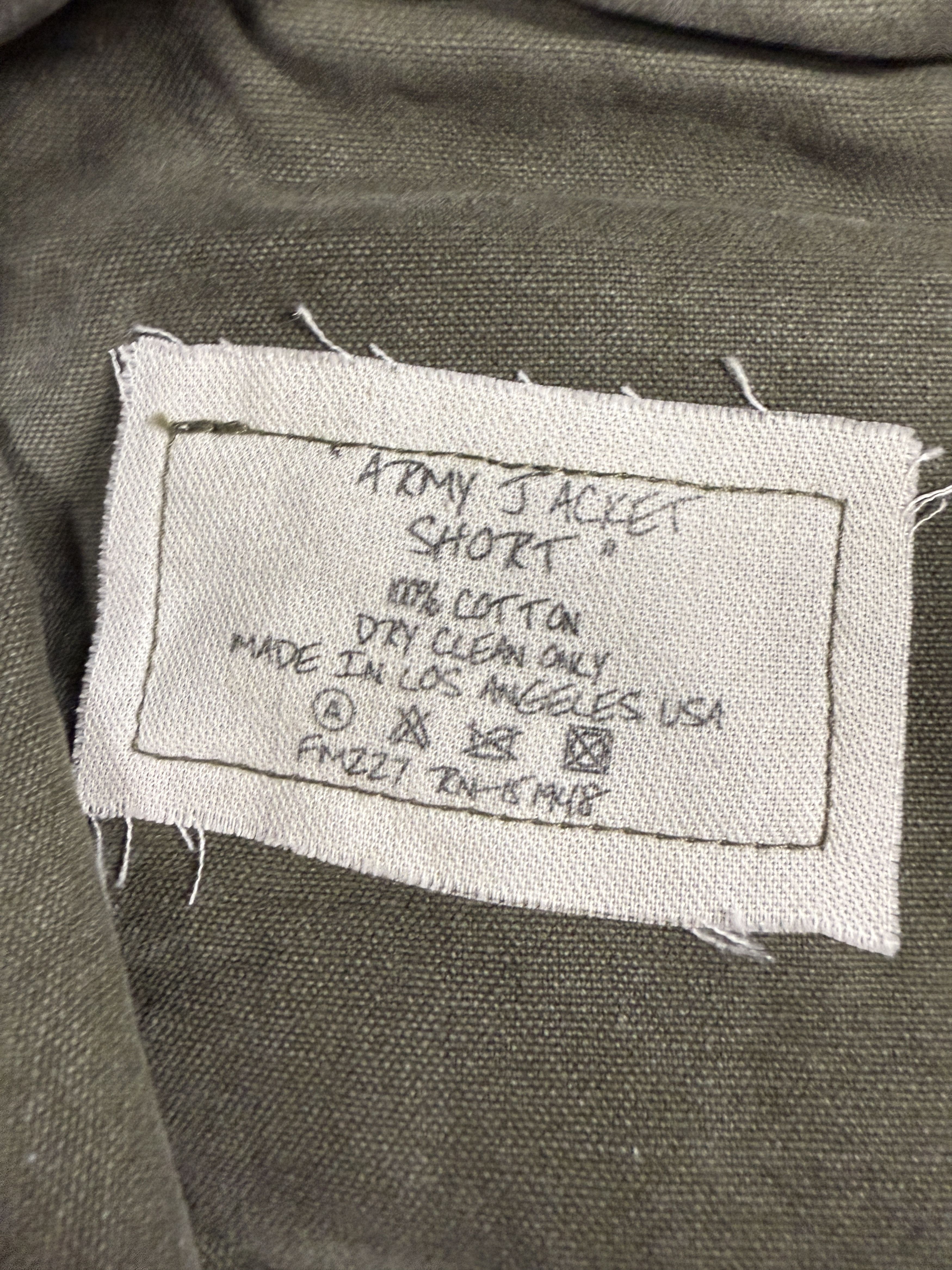 Greg Lauren $1000 Greg Lauren Army Jacket Shorts Size US 36 / EU 52 - 5 Thumbnail
