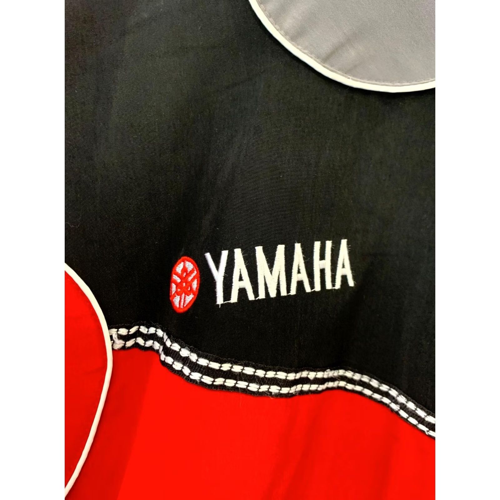 Yamaha VINTAGE Yamaha Racing Jacket Mens L Red Black Motorcycle Team Jacket Motorsport #157 Size US L / EU 52-54 / 3 - 6 Thumbnail