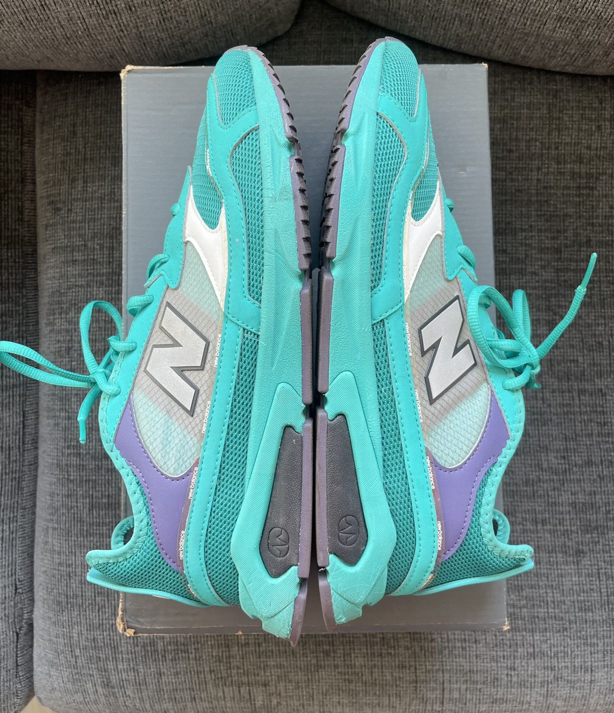 New Balance New Balance X-Racer Turquoise Size US 11 / EU 44 - 5 Thumbnail