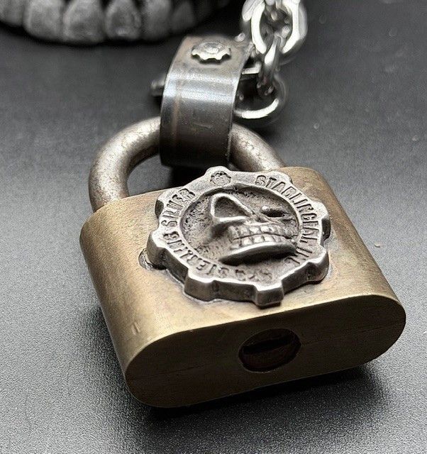 Other STARLINGEAR .925 Medium Skull Logo Padlock Oxidized 2009 Size ONE SIZE - 4 Thumbnail