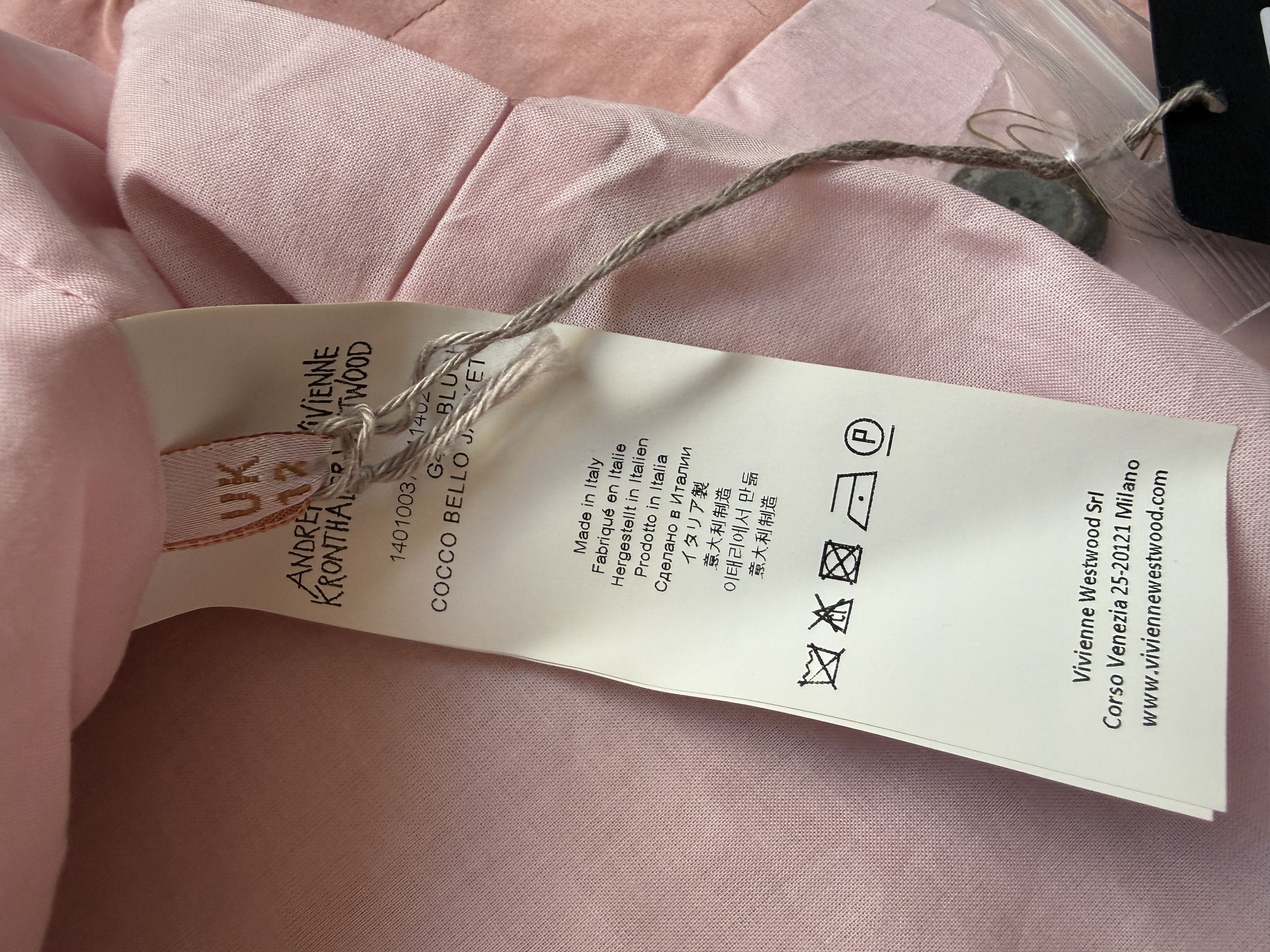 Vivienne Westwood NWT 3,040$ 2020 Coco Bello Jacket Cotton Silk Blend Size US M / EU 48-50 / 2 - 7 Thumbnail
