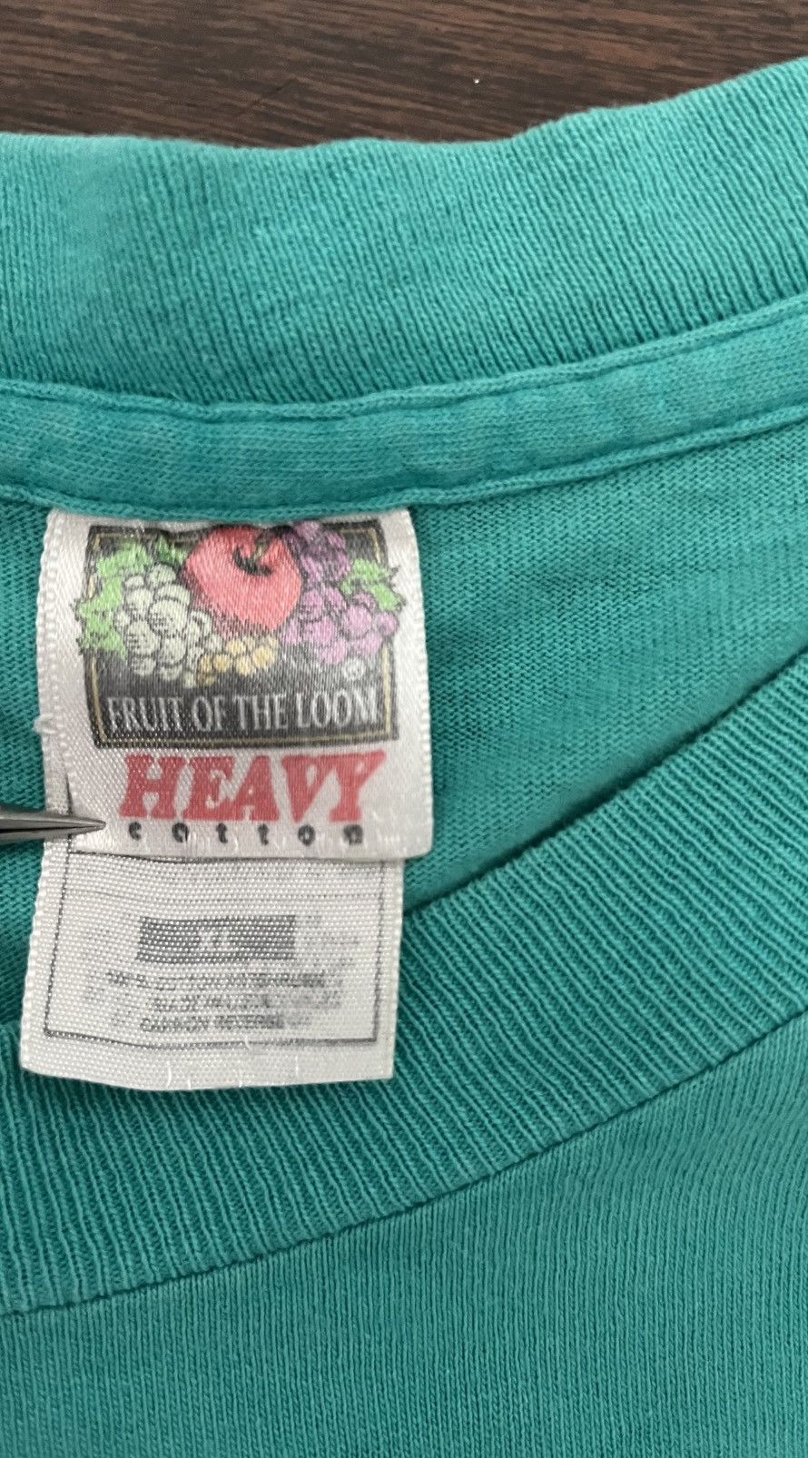 Fruit Of The Loom × Vintage Vintage Born In The USA Fruit Of The Loom Single Stitch Size US XL / EU 56 / 4 - 4 Thumbnail