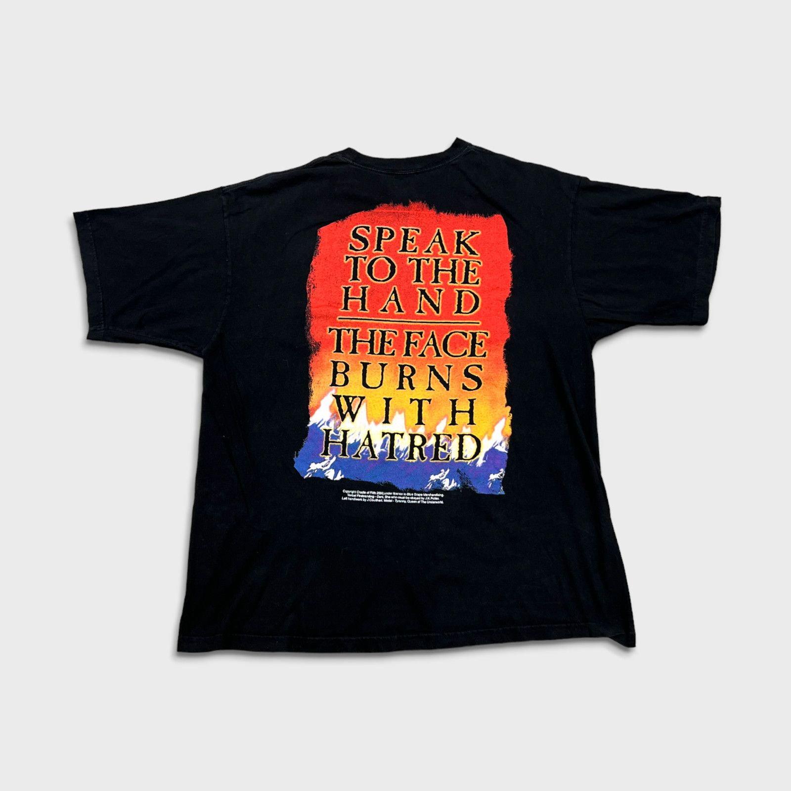 Band Tees × Vintage VTG 2000 Cradle of The Filth XL Speak To The Hand Band Tee Size US XL / EU 56 / 4 - 6 Thumbnail