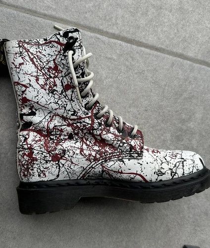 Dr. Martens Dr.Martens Womens Multicolor Leather Shoes Size US 7 / IT 37 - 5 Thumbnail